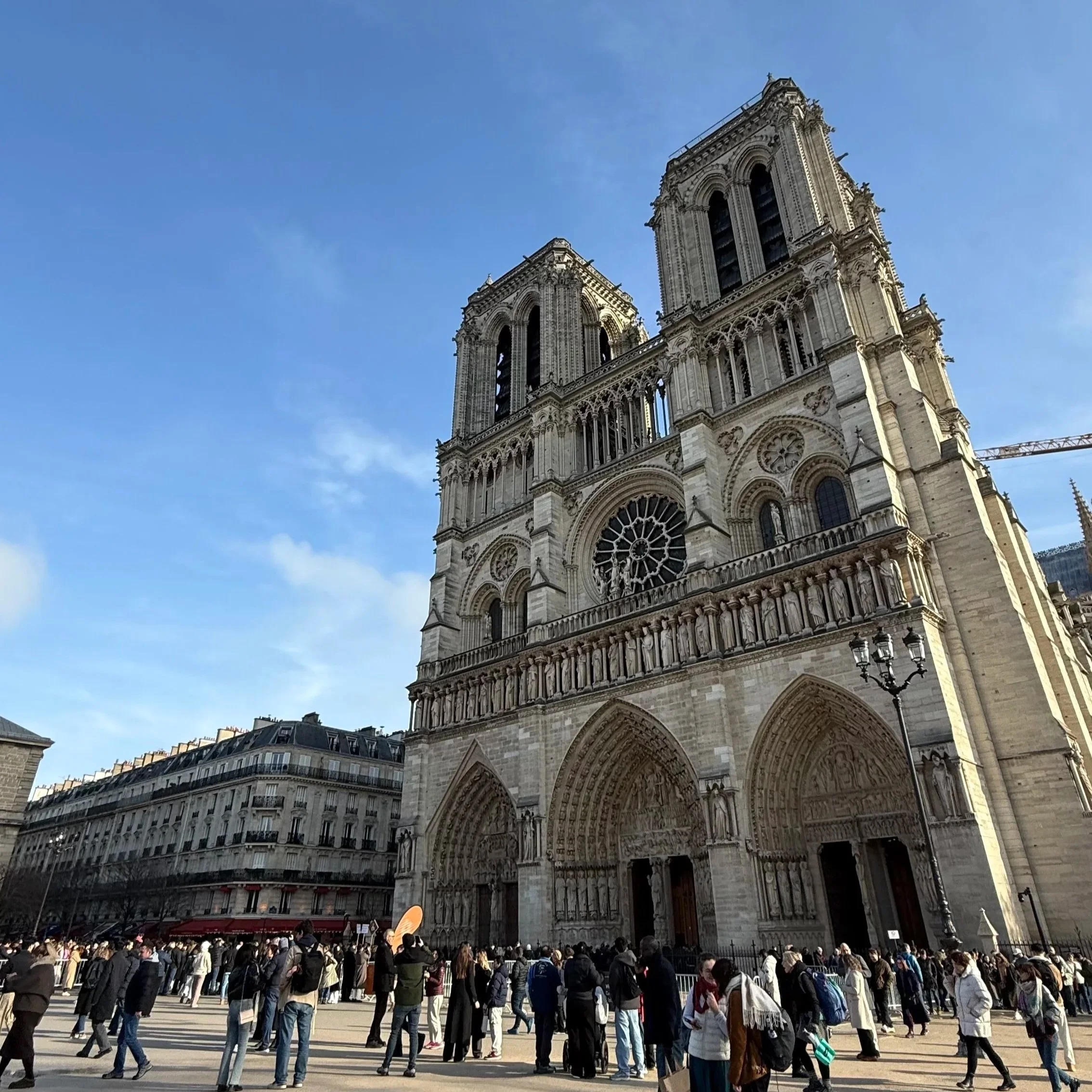 Notre Dame Cathedral in Paris, France