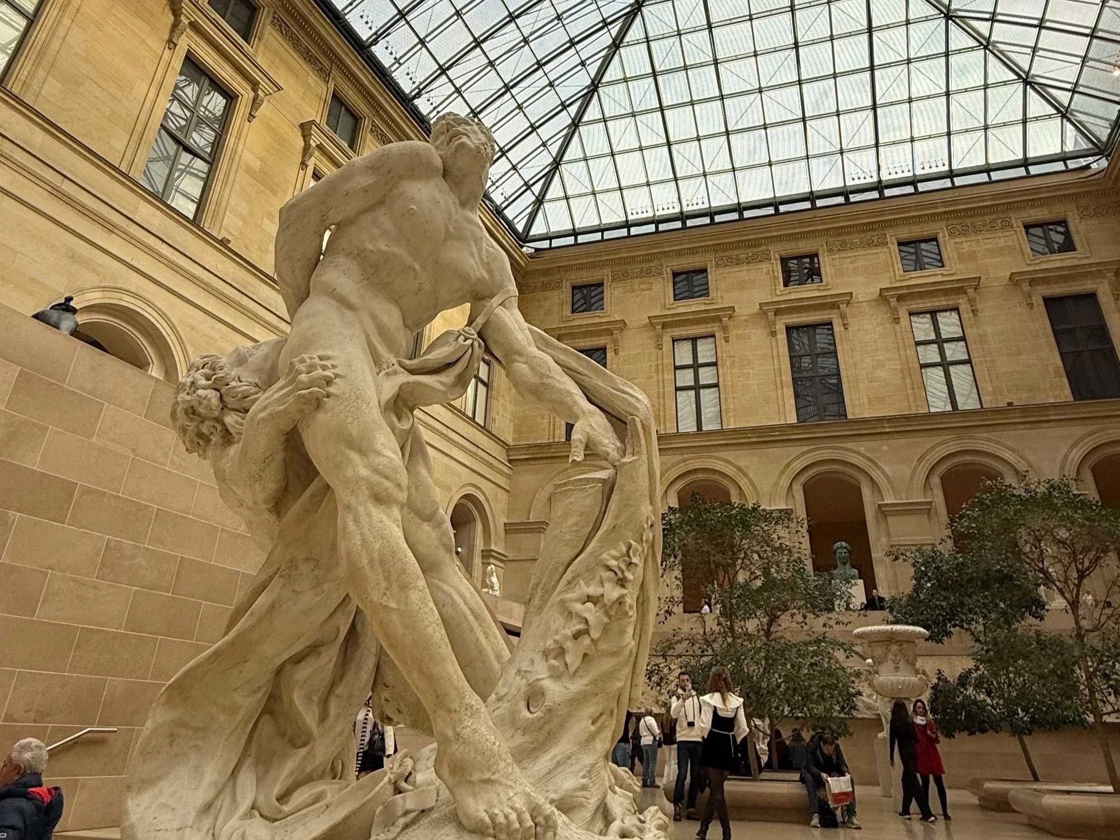 Cour Marly at the Louvre Museum in Paris, France