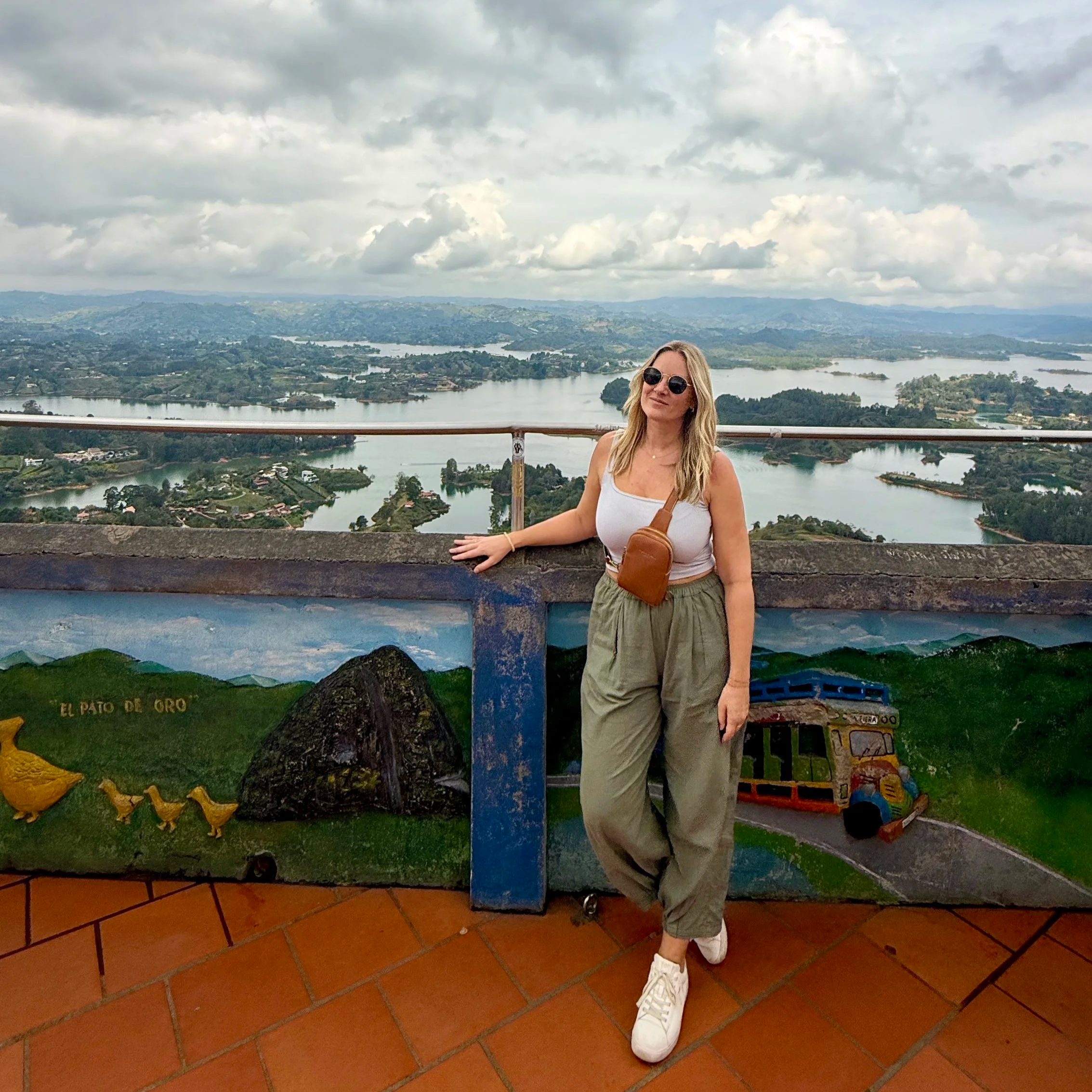 Megan in Guatapé near Medellín, Colombia