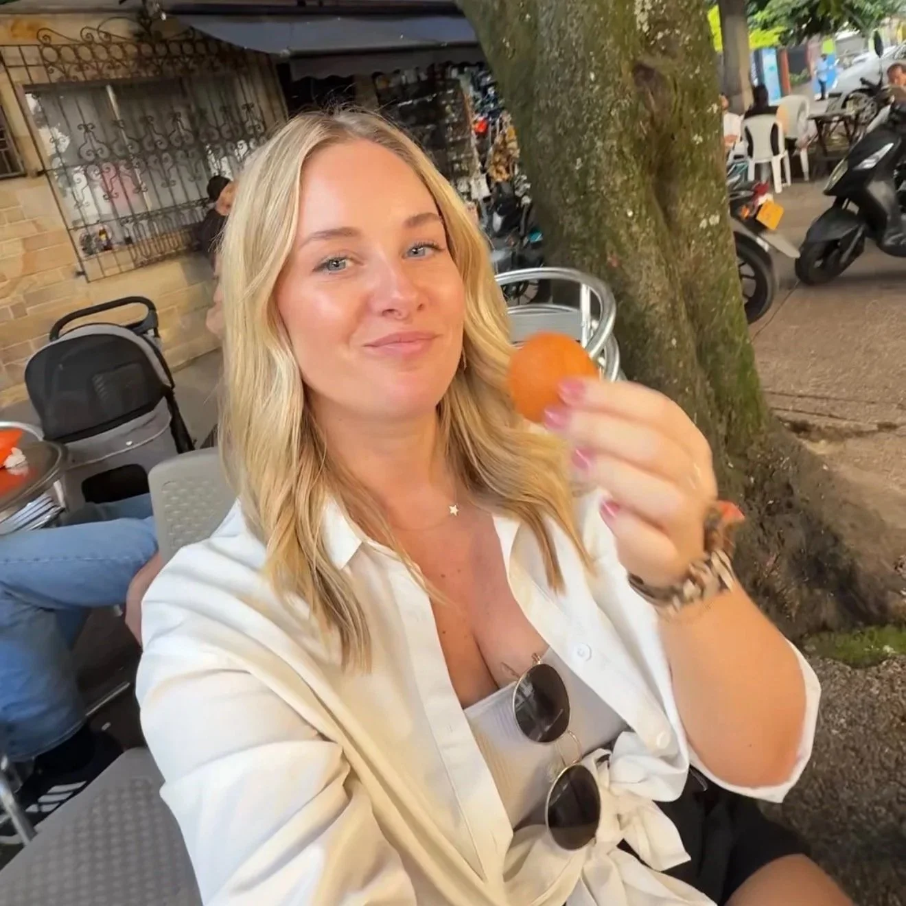 Megan on the Laureles Food Tour with Real City Tours in Medellin Colombia