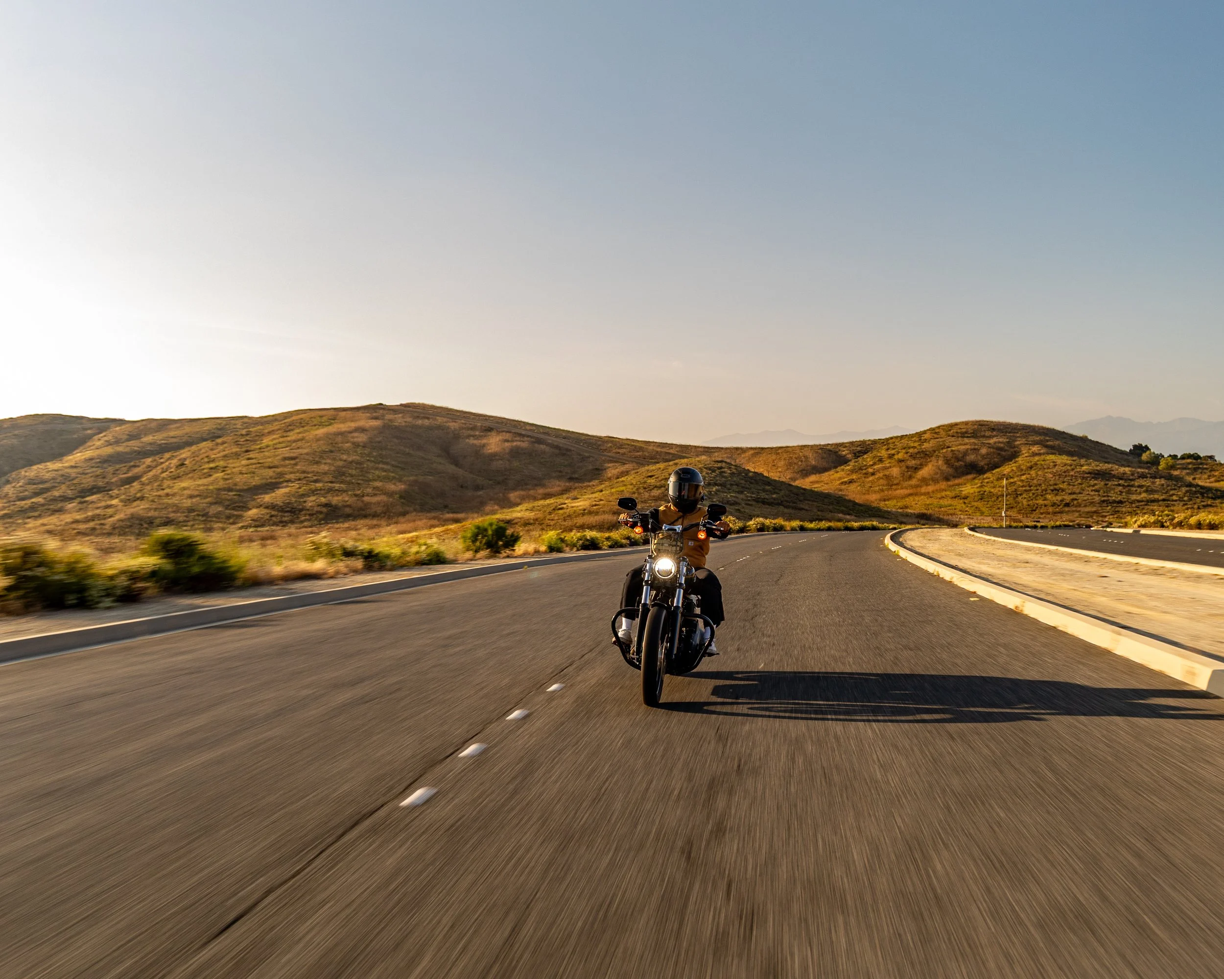 Rolling through rolling hills