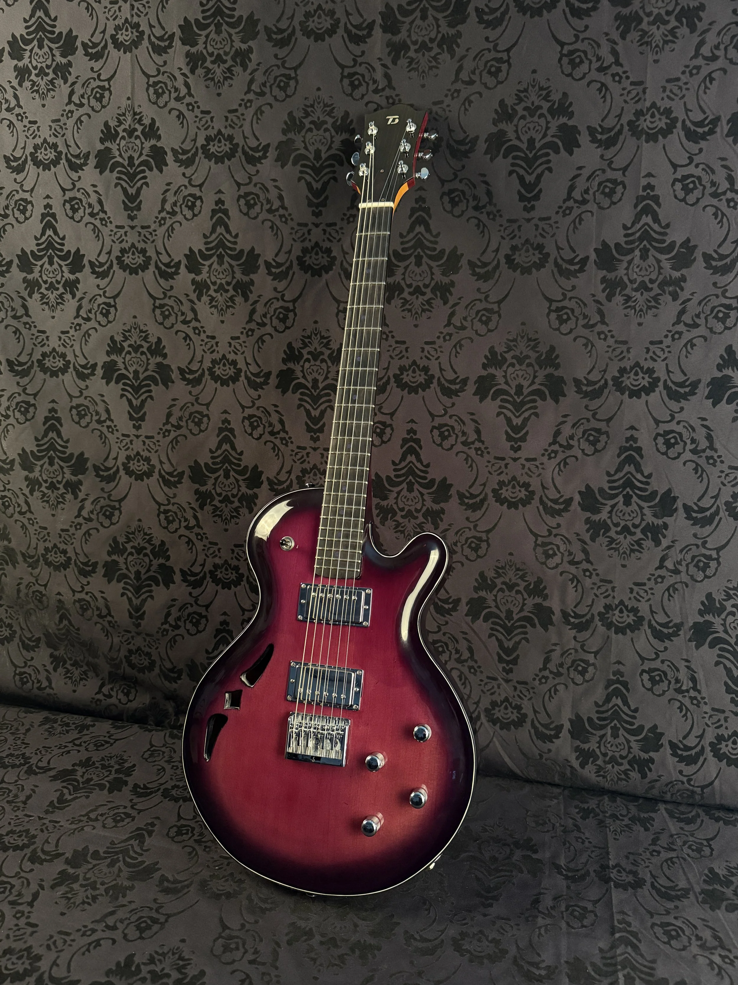 Sangria Purple Semi-Hollow Archtop