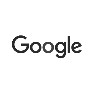 Google logo in black on a light background.