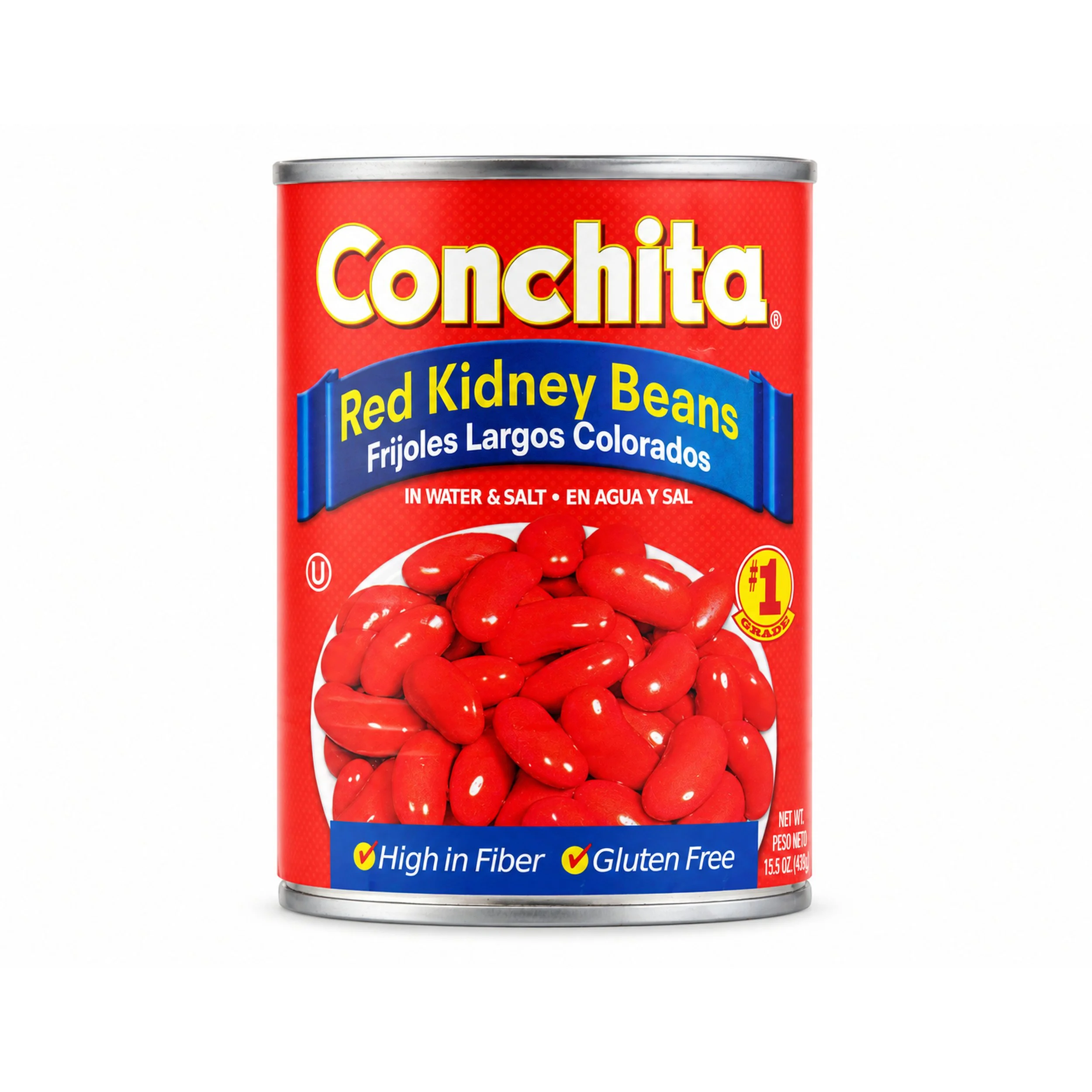 Conchita Red Kidney Beans (Frijoles Colorados) 15.5 oz can, front view