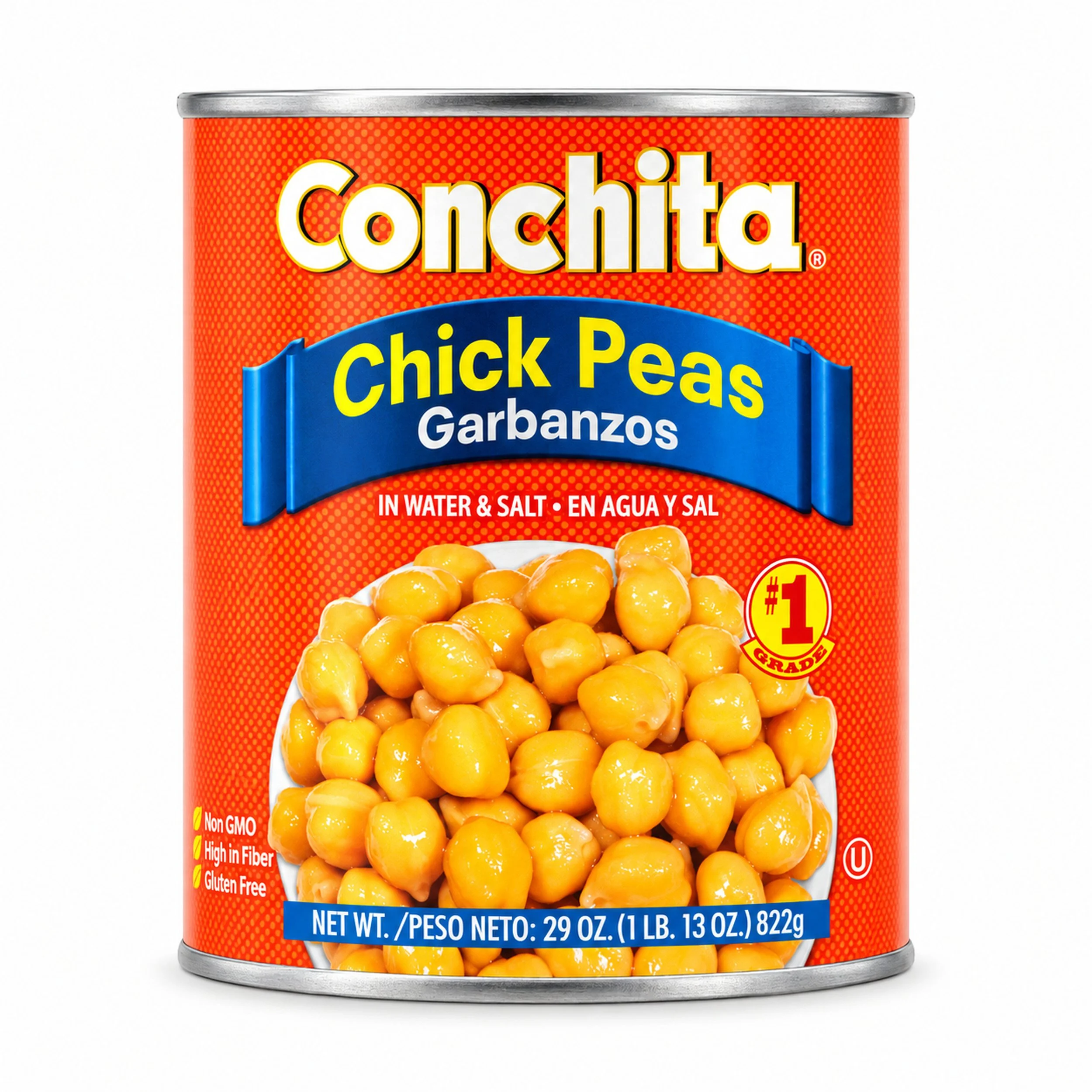 Conchita Chickpeas (Garbanzos) 29 oz can, front label view