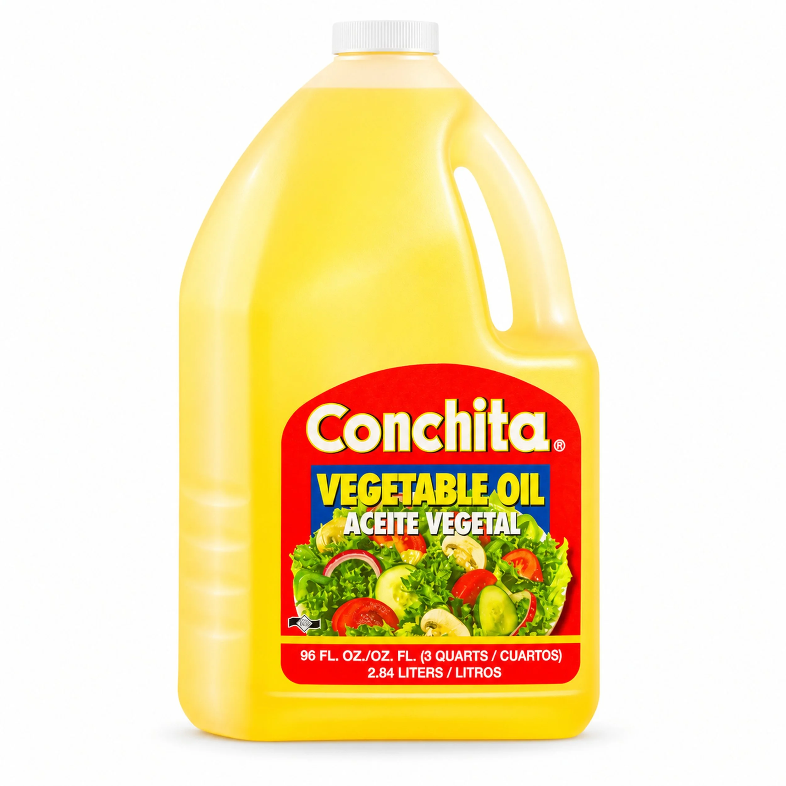 Conchita Vegetable Oil (Aceite Vegetal) 96 fl oz jug, front view