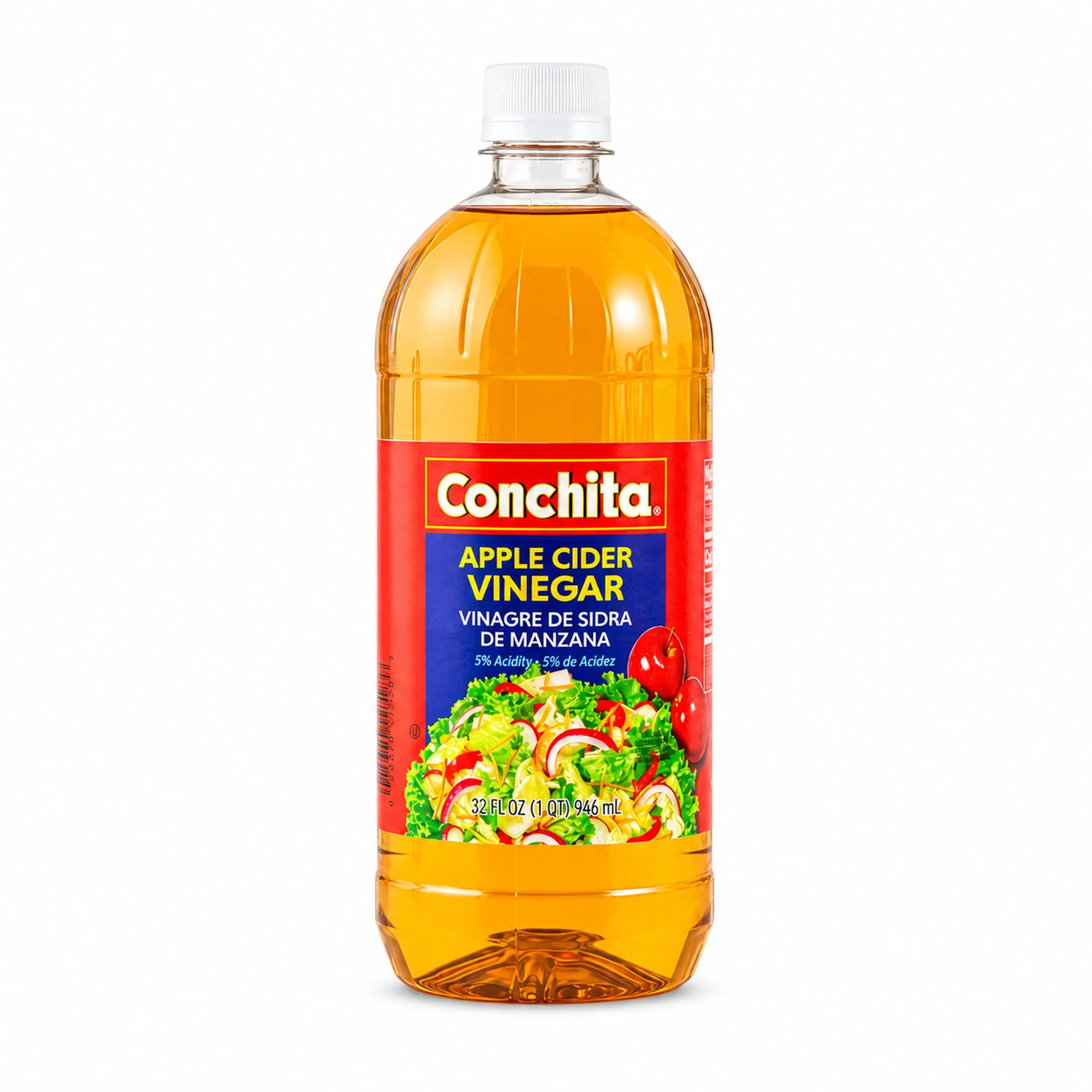 Conchita Apple Cider Vinegar (Vinagre de Manzana) 32 fl oz bottle, front view