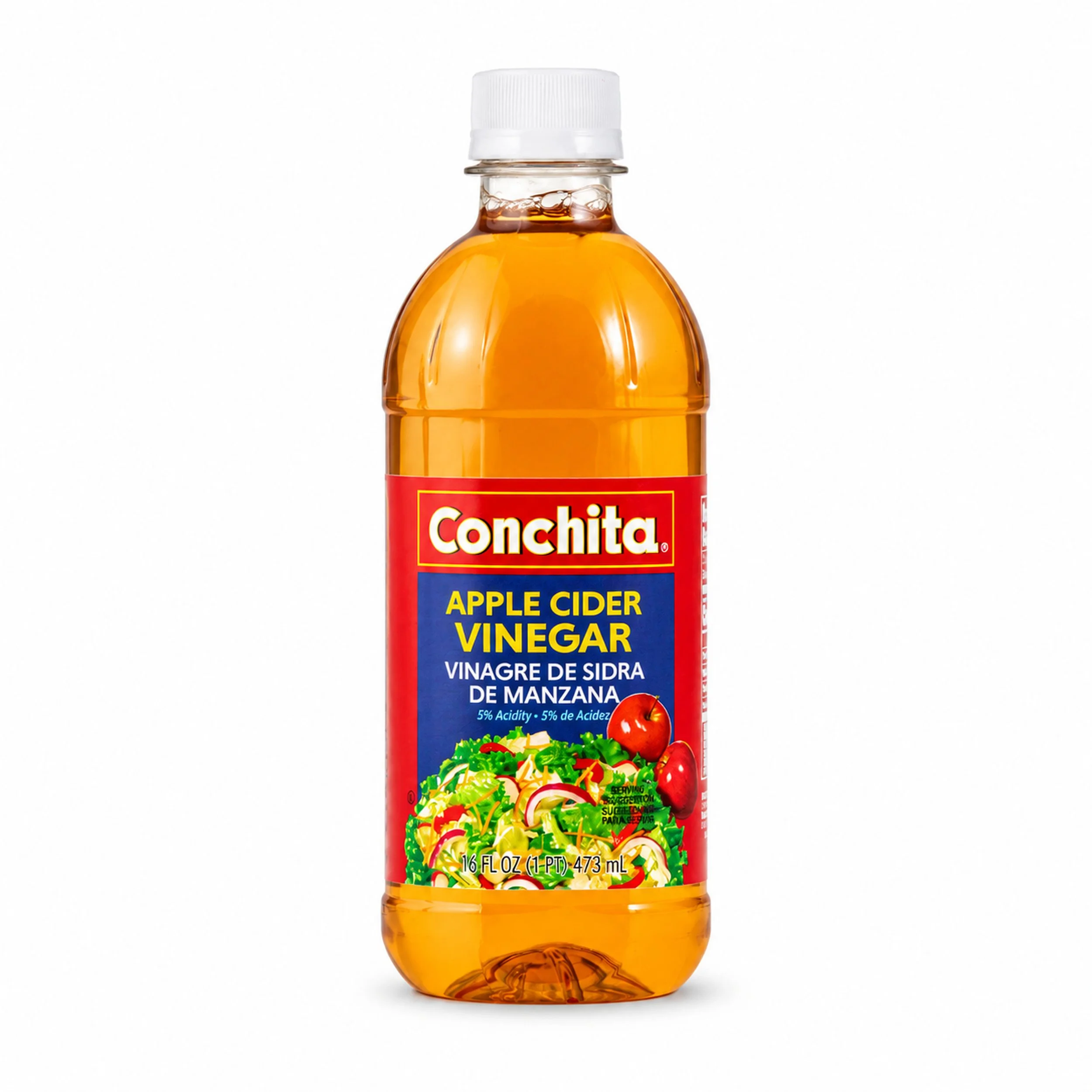 Conchita Apple Cider Vinegar (Vinagre de Manzana) 16 fl oz bottle, front view