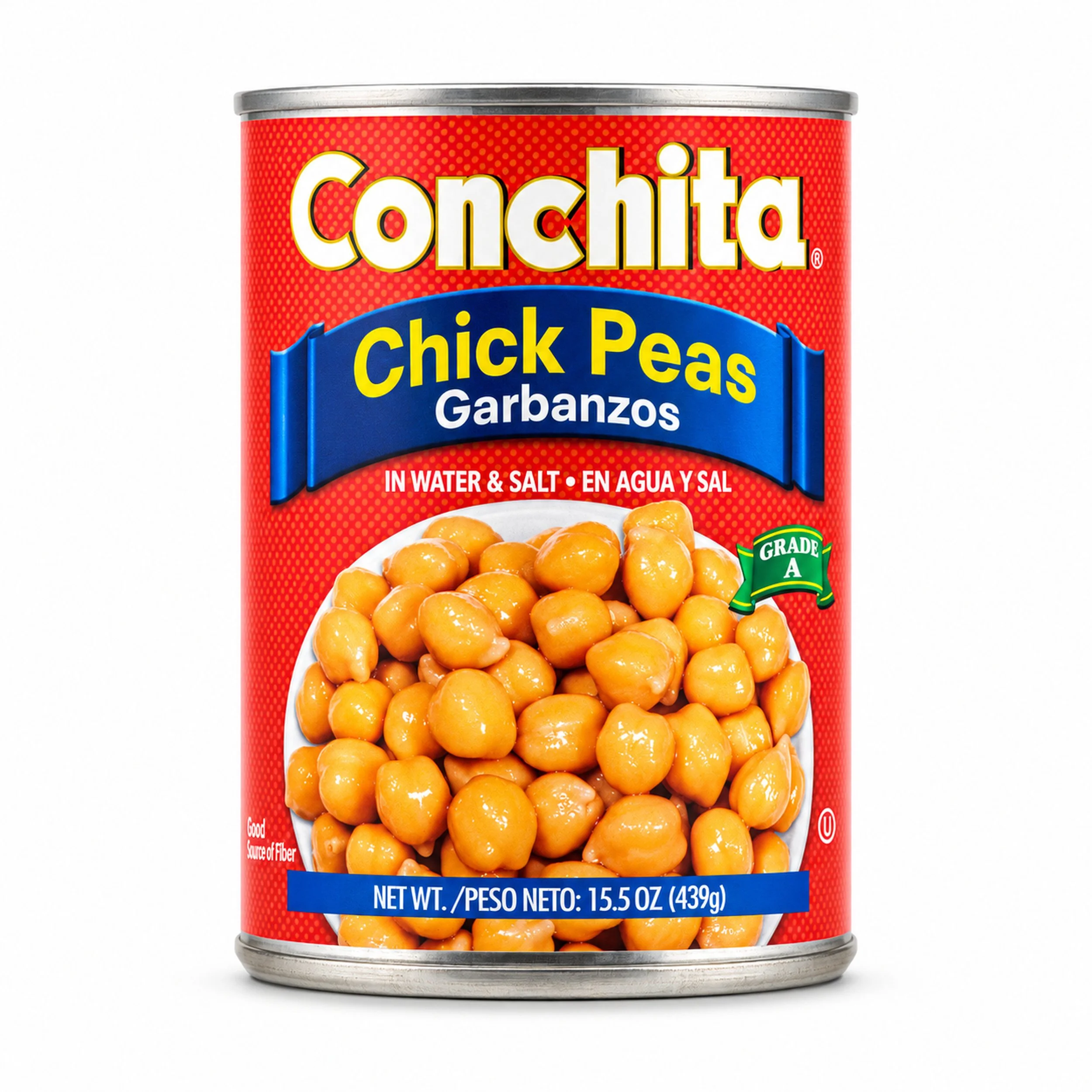 Conchita Chickpeas (Garbanzos) 15.5 oz can, front label view