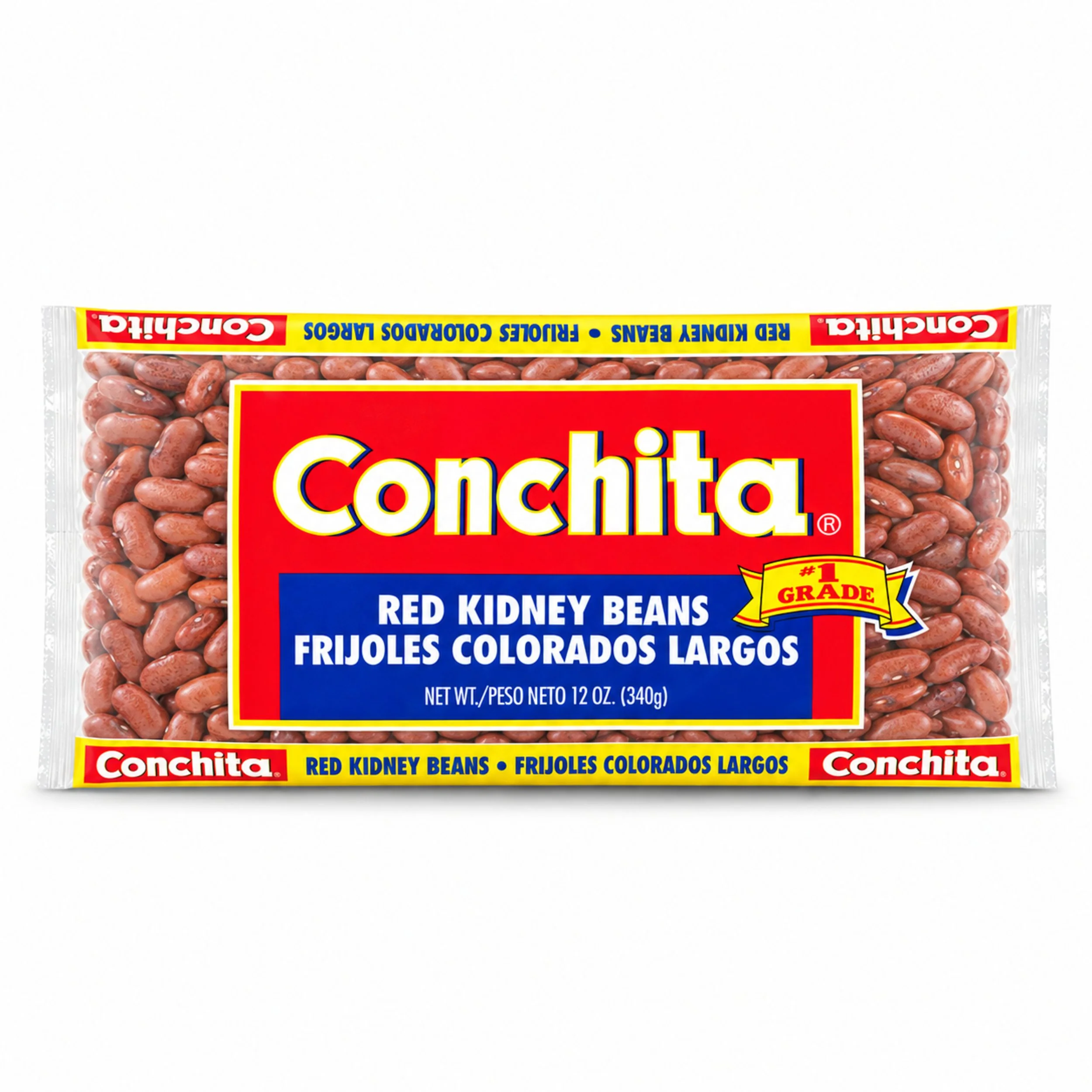 Conchita Red Kidney Beans (Frijoles Colorados) 12 oz dry bag, front view