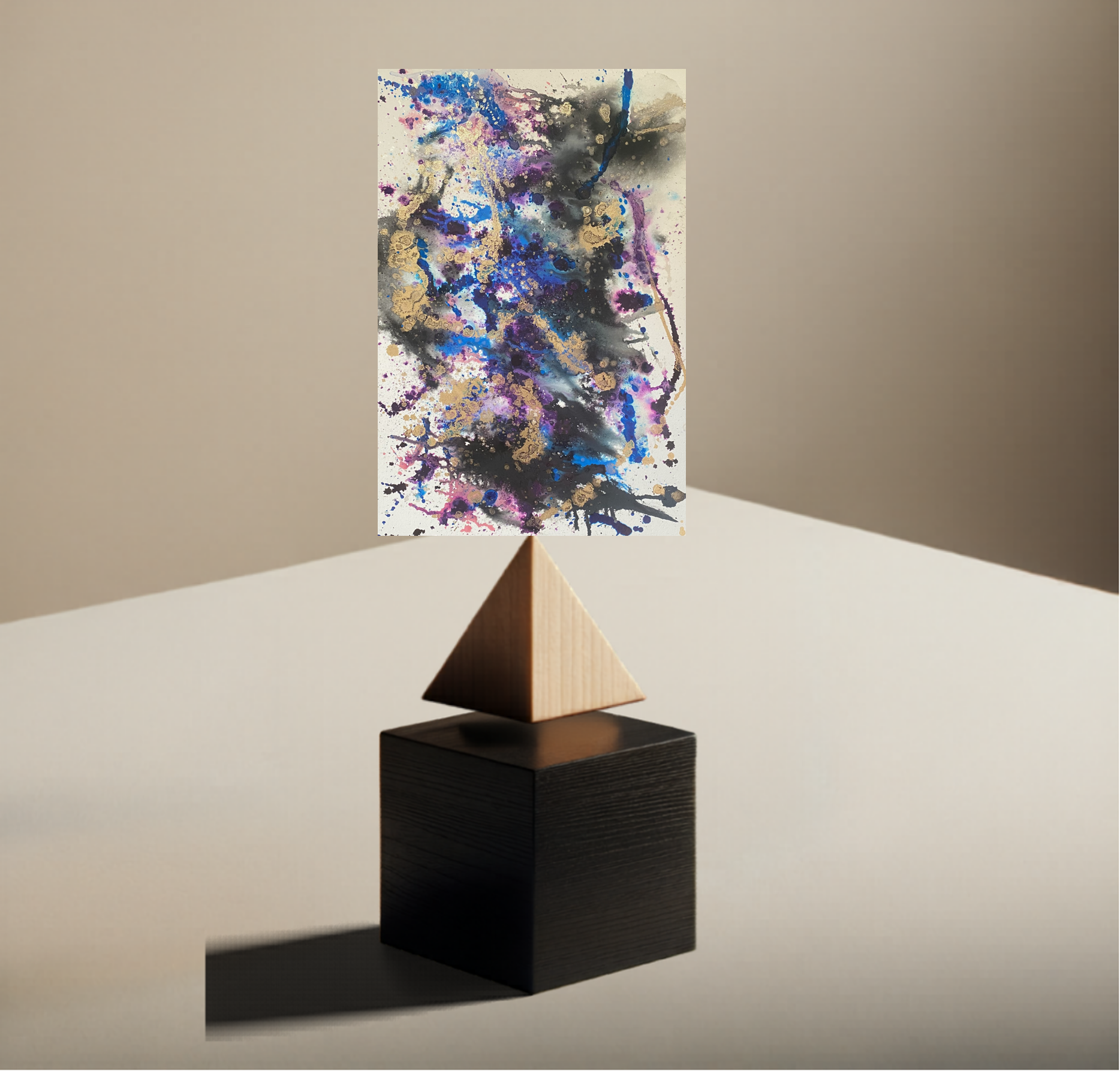 Black, Gold, Violet, Blue 2026 - Original Artwork