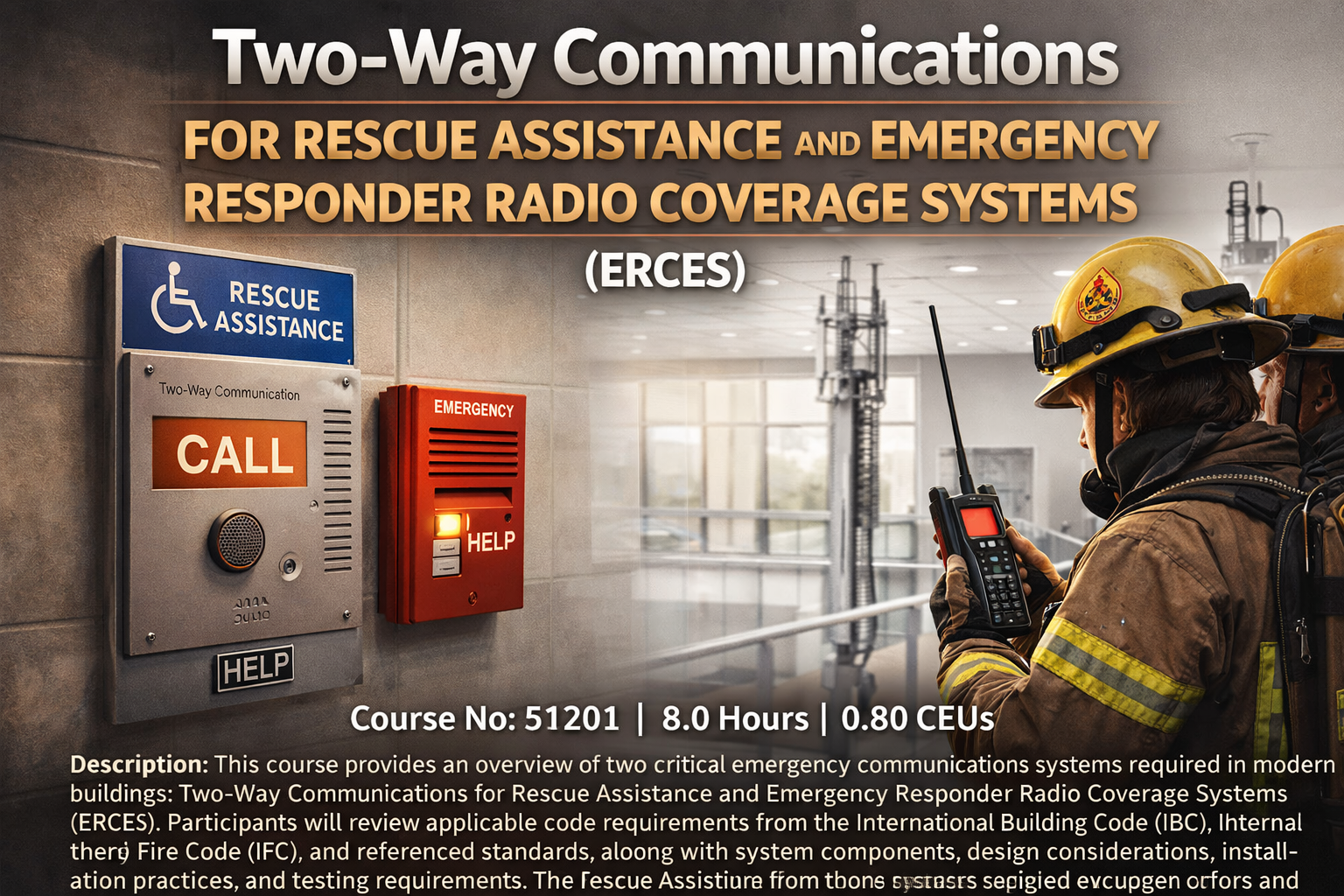 Two-Way Communications for Rescue Assistance and Emergency Responder Radio Coverage Systems (ERCES) - ACTIVE AHJ