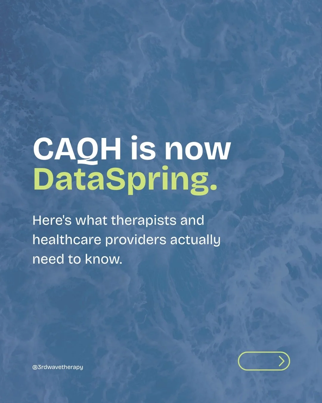 You may have seen posts this week about CAQH becoming DataSpring.

Some of those posts make it sound like healthcare changed overnight.

The reality is a little more nuanced.

Yes, CAQH has rebranded as DataSpring.

Yes, several major insurance compa