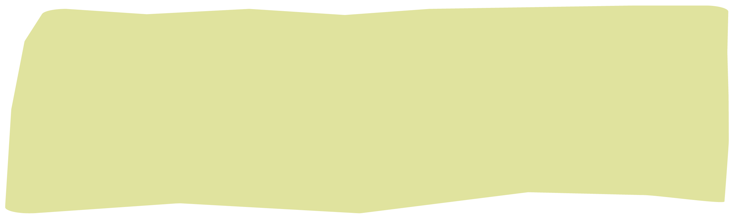 Blank yellow sticky note with irregular edges.