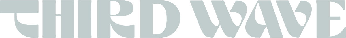 Words 'THIRD WAVE' written in large, stylized font.