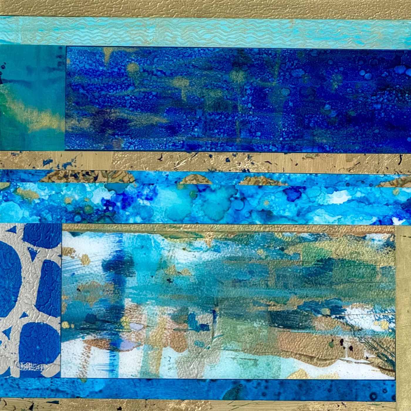 Dream, MM on Board with Resin, 12x12, $650