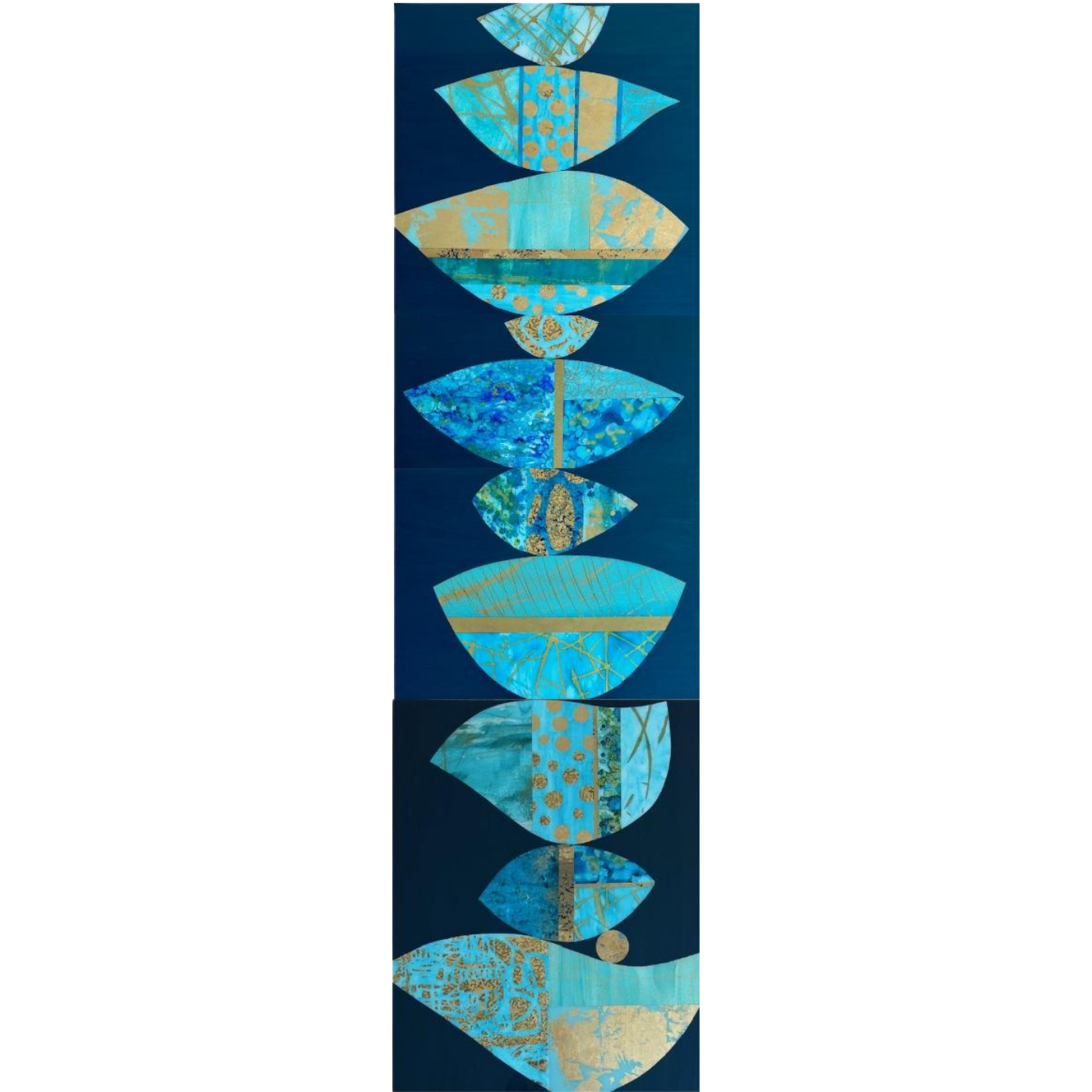 Zen, 84x24, MM on Board with Resin in 4 Segments, $6,800