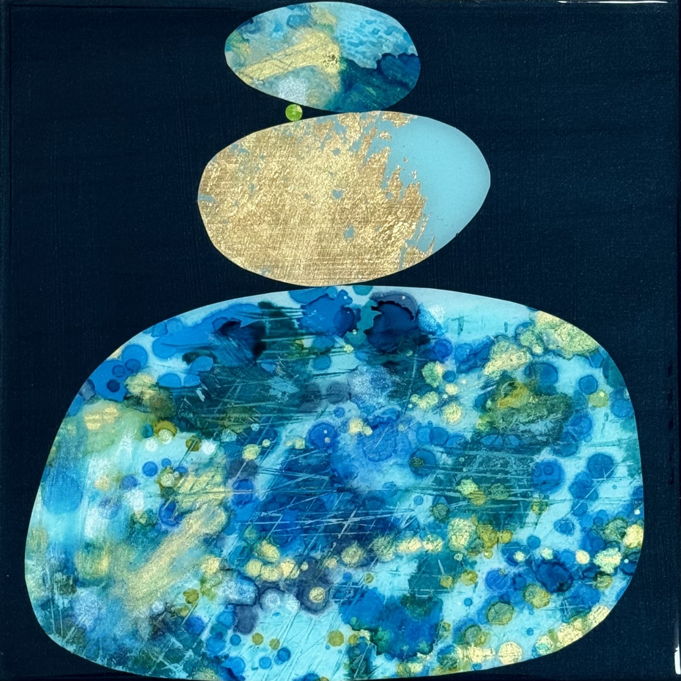 Harmony V, 10x10, MM on Board with Resin, $575