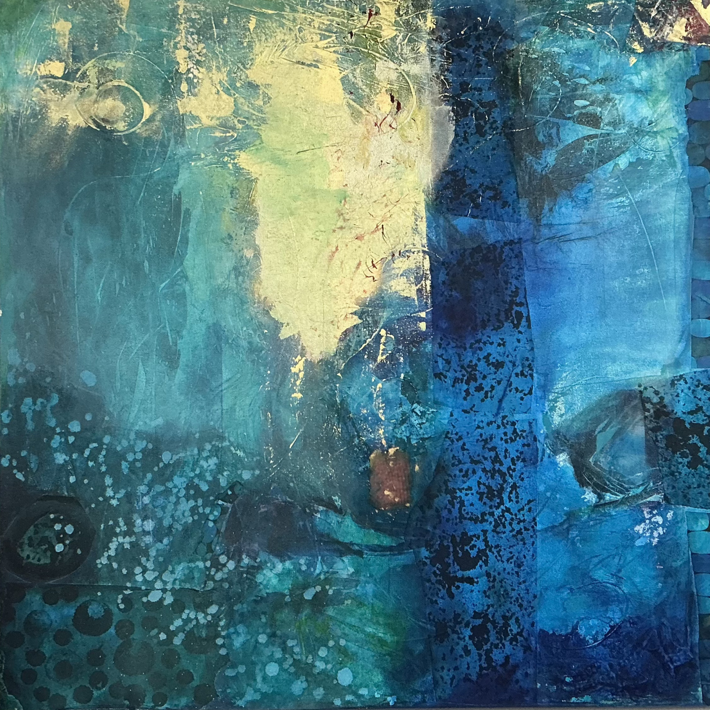 Serenity, MM on Canvas, 30x30, $3,500