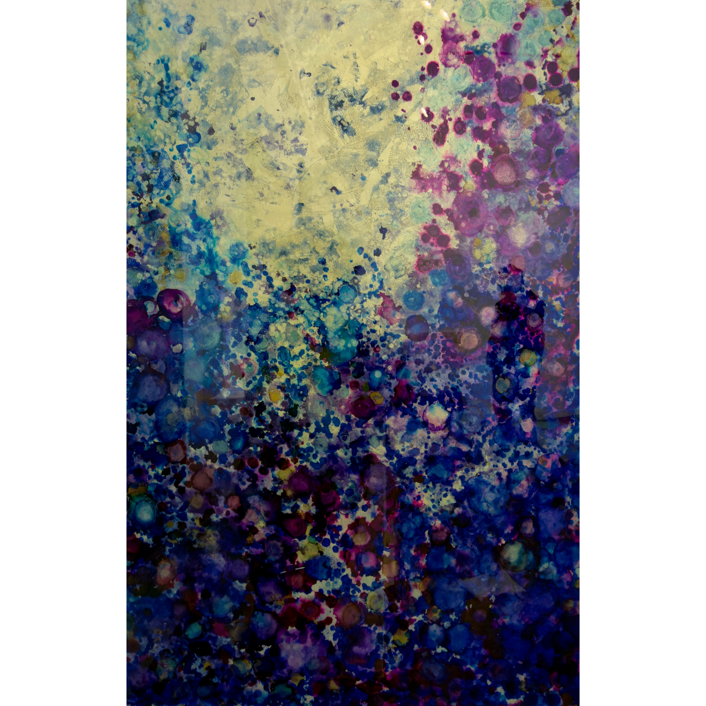 Purple Rain, MM on Board with Resin, 36x24, 2,900