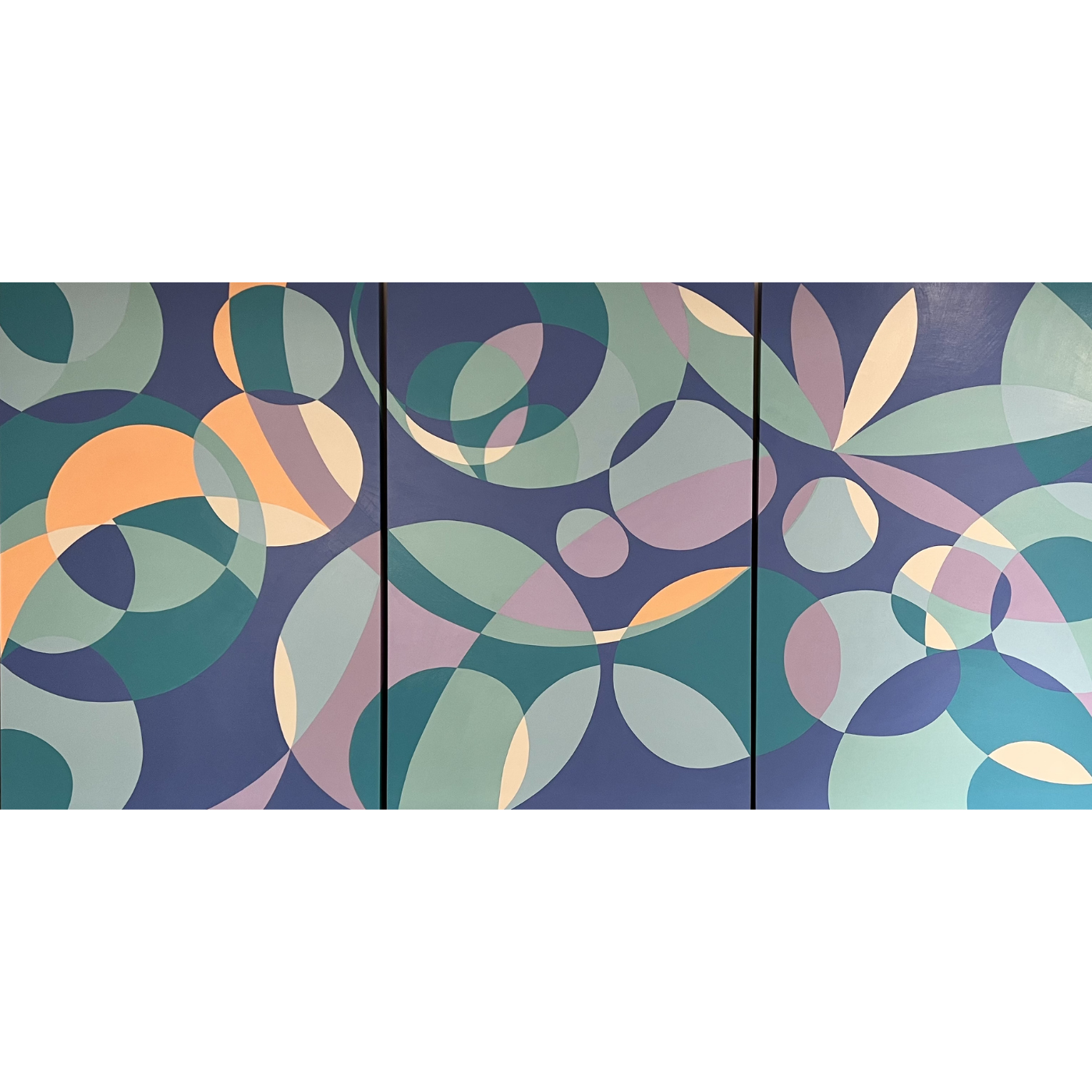 Splash, Acrylic with Resin on Board, 36x72, $7,900