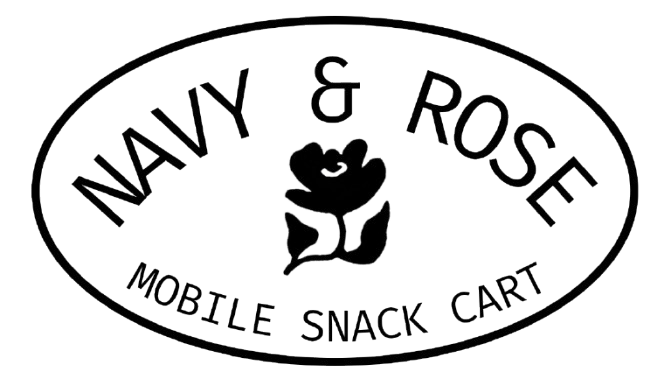 Navy &amp; Rose Mobile Snack Cart