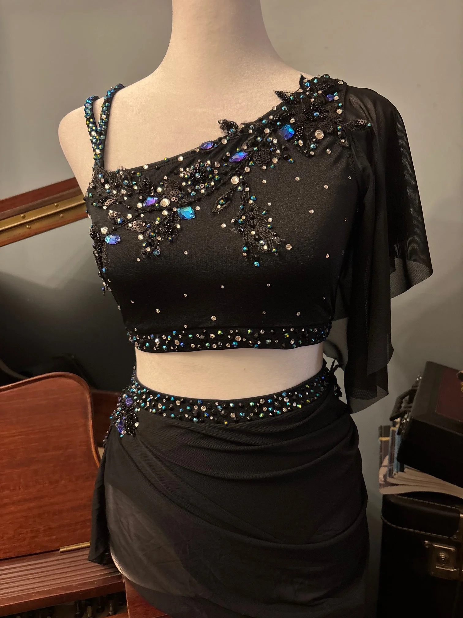 Adult Small Black Lyrical Costume