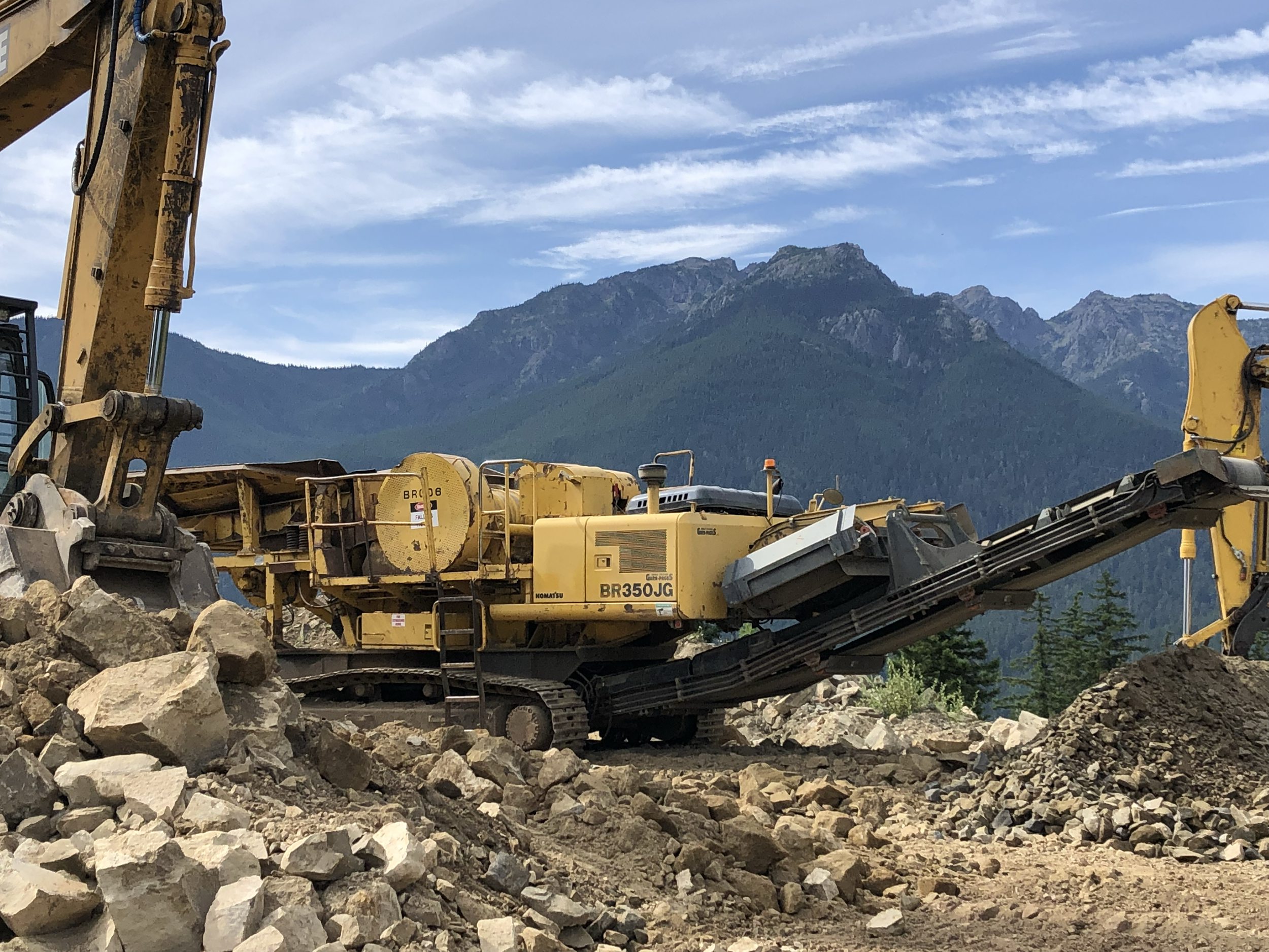 Track Mount Jaw/Rock Crusher 