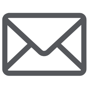 Icon of an envelope representing email or mail