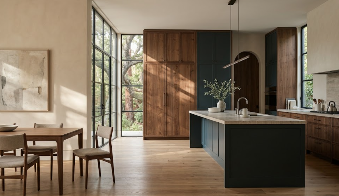 Luxury Kitchen Cabinets for Atherton Custom Homes