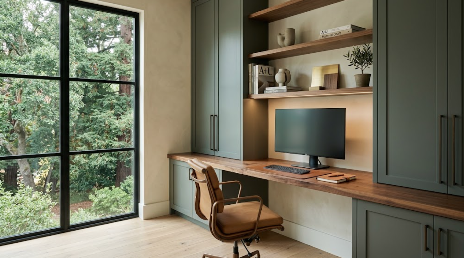 Custom Home Office Cabinetry for Beautiful, Productive Spaces
