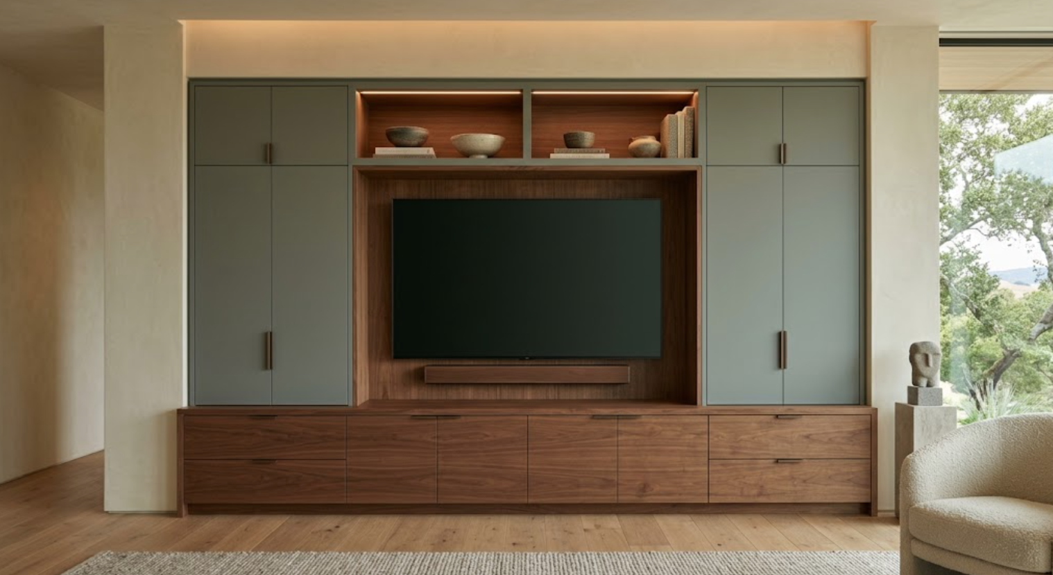 Custom Media Cabinetry: How to Integrate Technology Beautifully