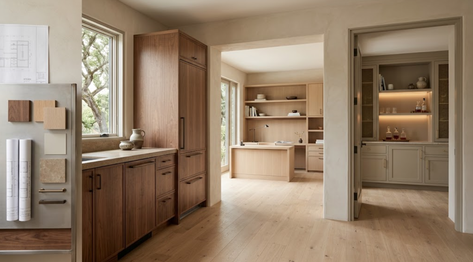The Benefits of Having One Cabinetry Partner Across an Entire Residence