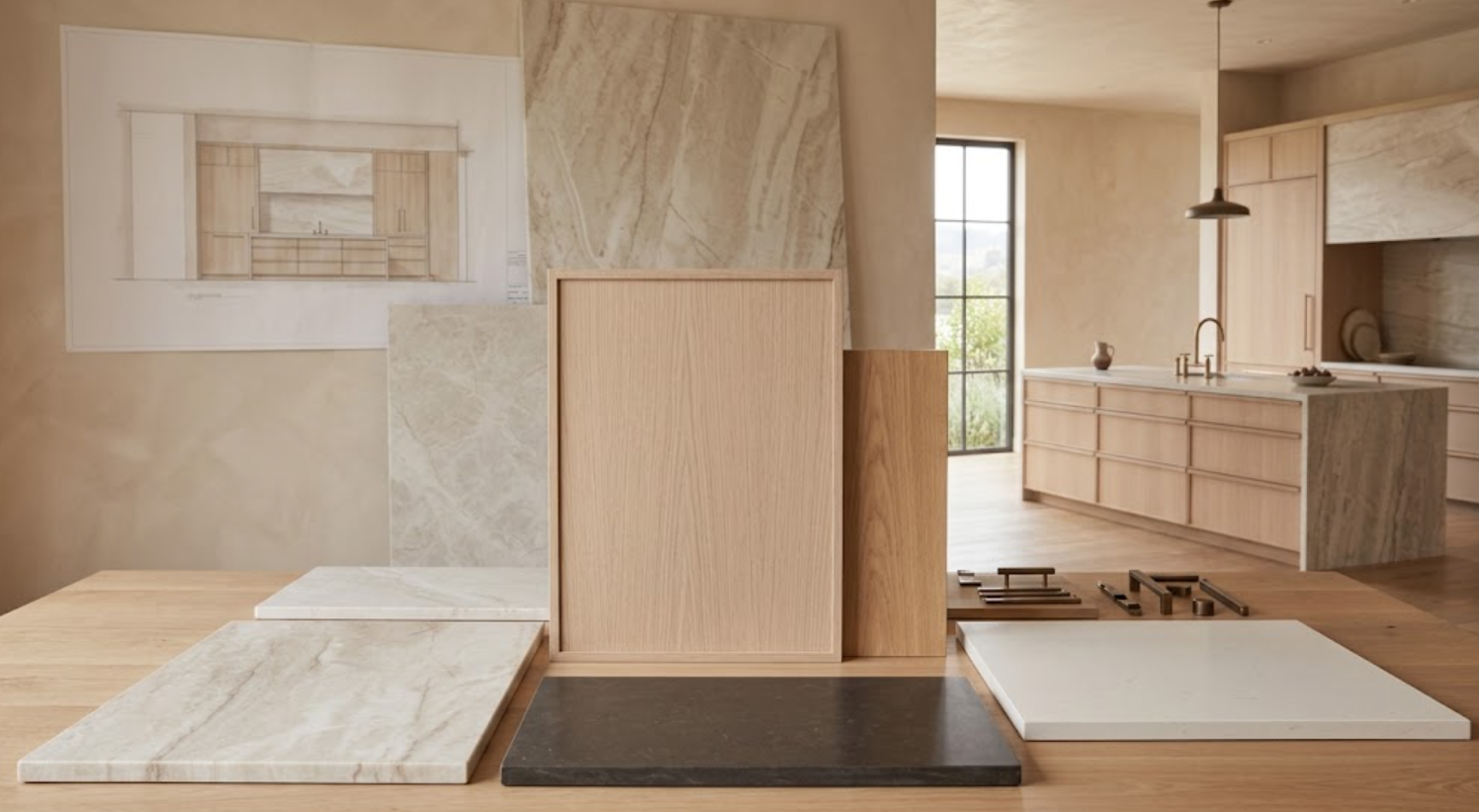 How to Select a Countertop That Complements White Oak Cabinetry