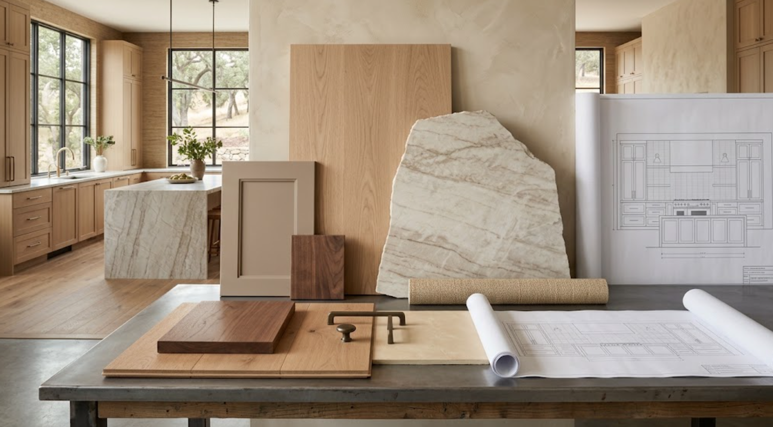 How Designers Build a Cohesive Material Palette for a Kitchen