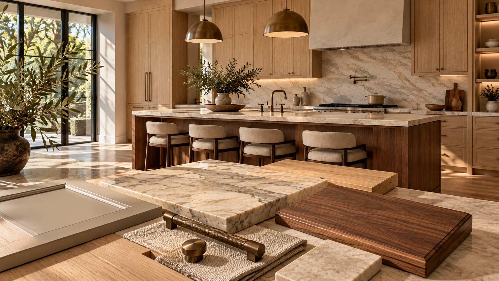 How to Use a Cabinet Showroom to Build Your Kitchen Material Palette Cabinet Construction &amp; Quality