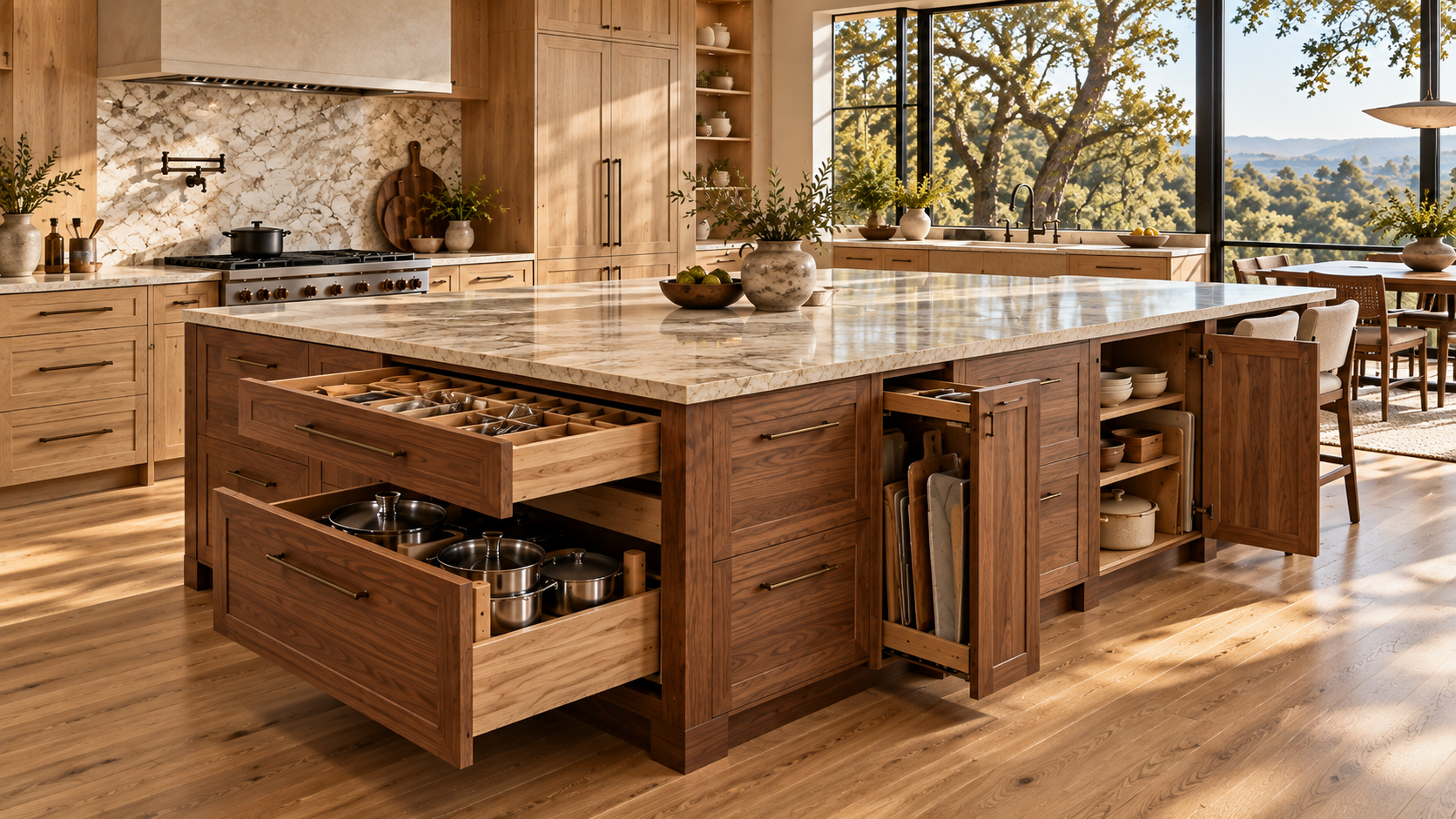 Kitchen Island Cabinetry: Storage Ideas You May Not Have Considered