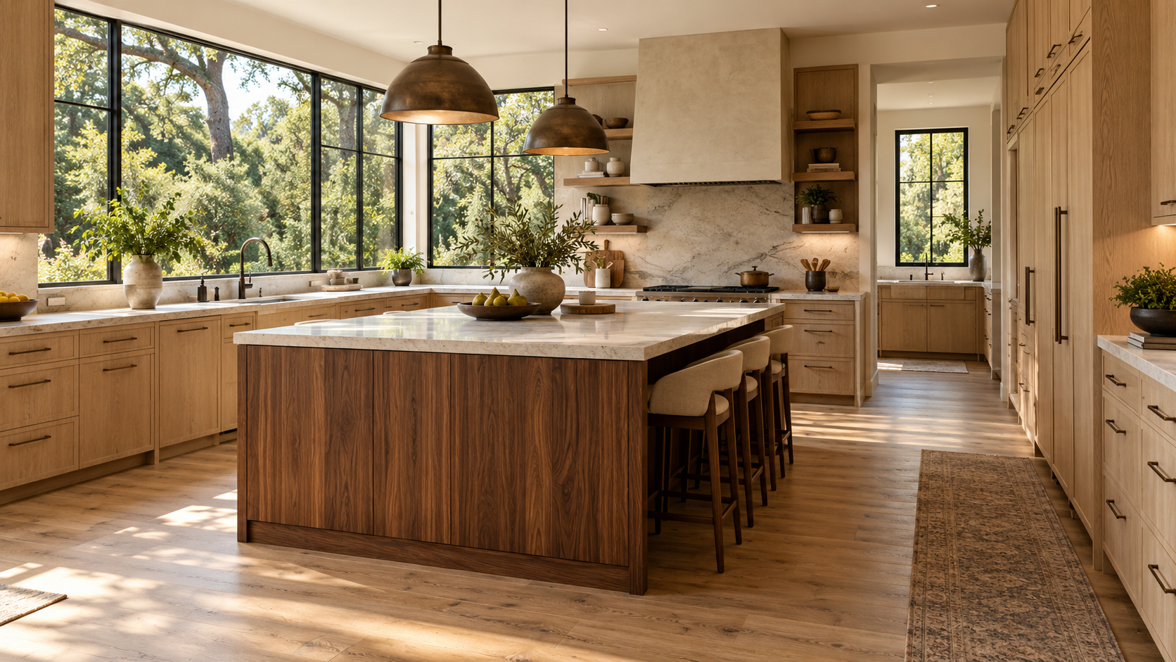 How Wide Should Kitchen Walkways Be Around Cabinetry?