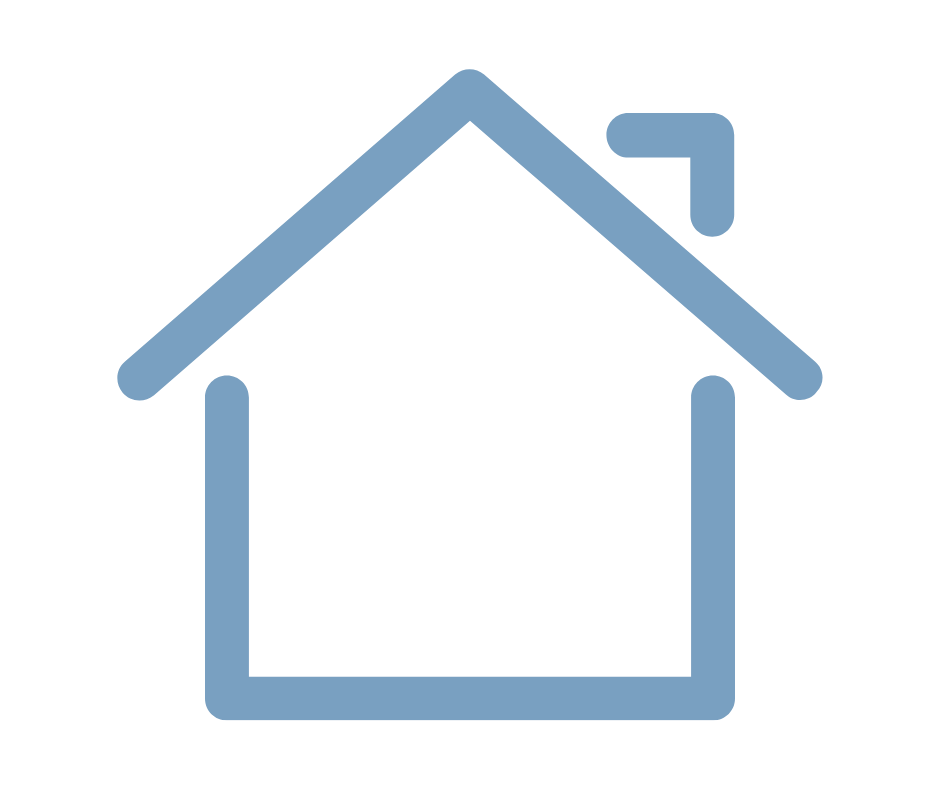 Icon of a house with a chimney.