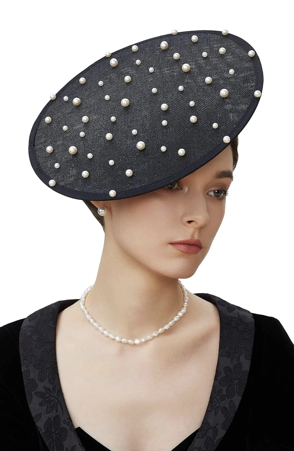 Black Pearl Fascinator
