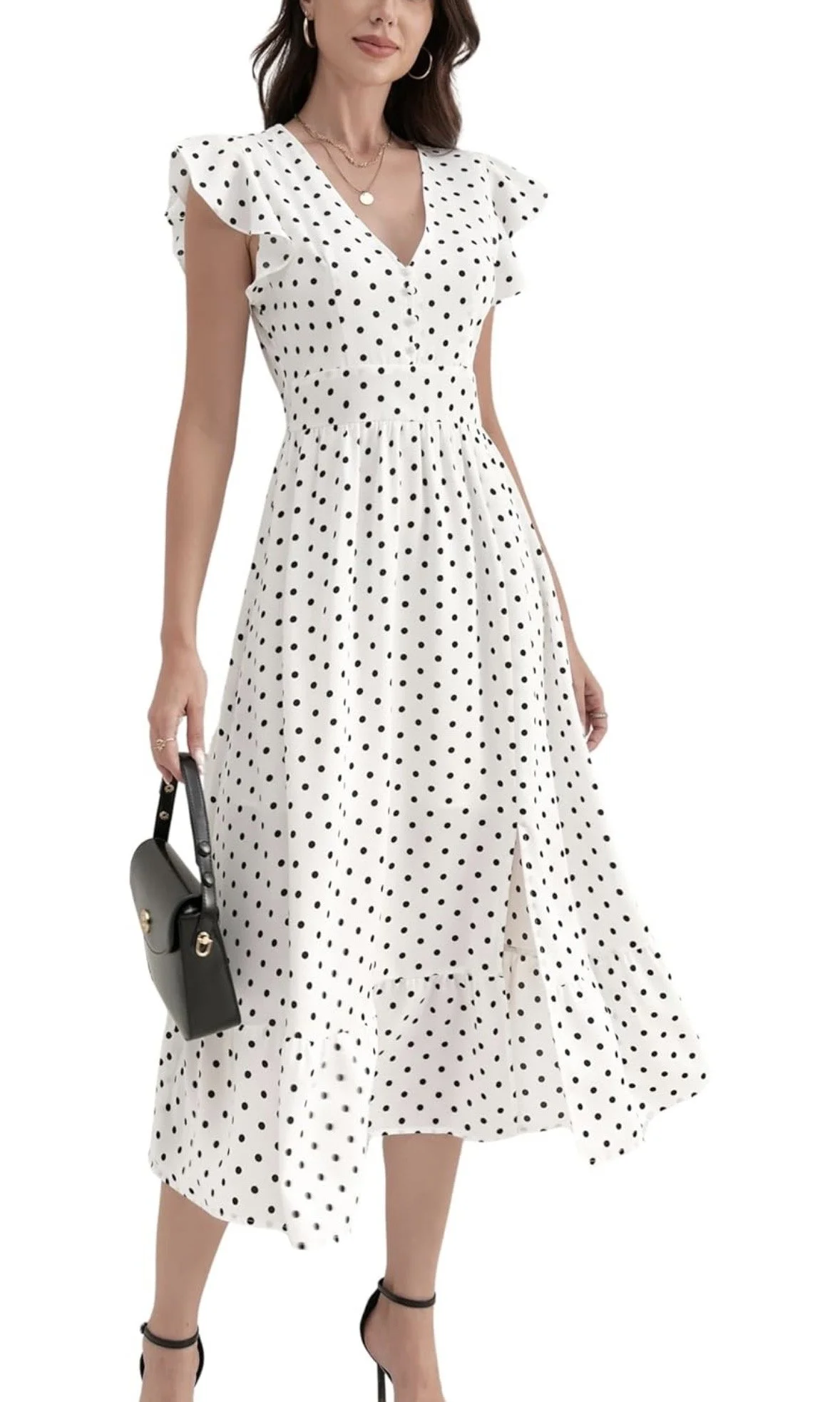 Polka Dot Maxi Dress