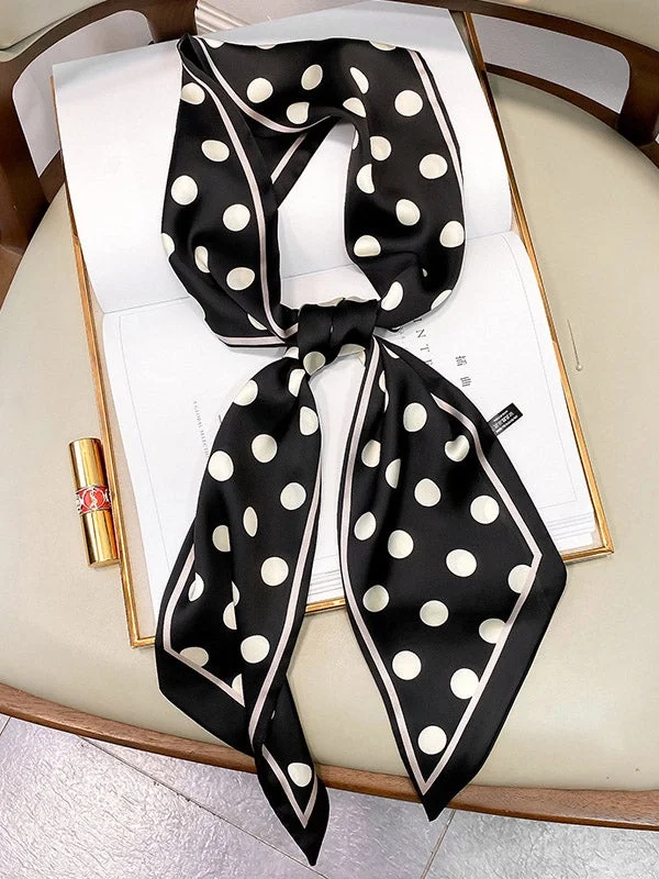 Vintage Polka Dot Scarf