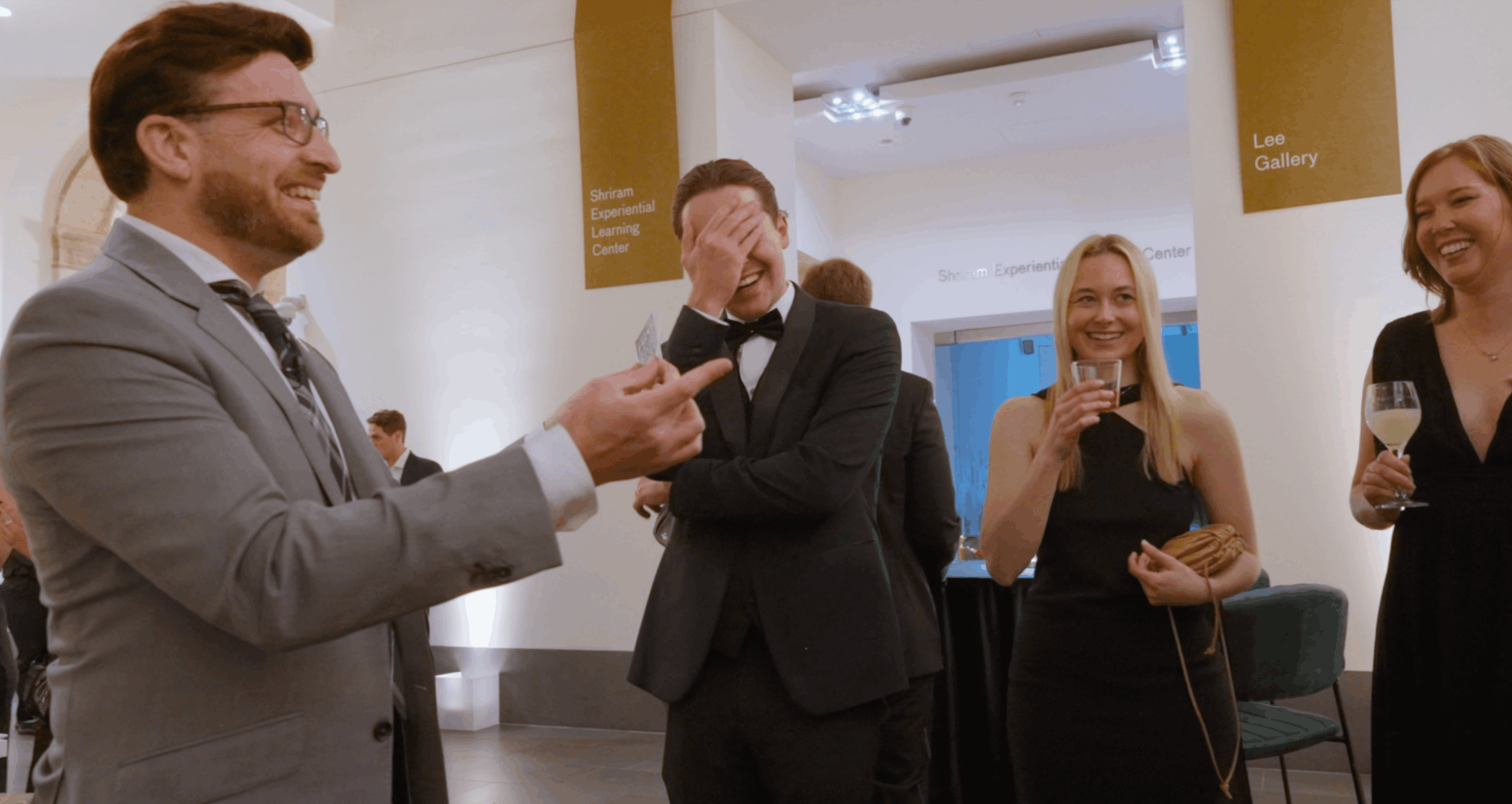 Michael Feldman performs closeup magic for astonished guests at the Asian Art Museum in San FranciscoHow to Choose the Right Entertainment for a San Francisco Event