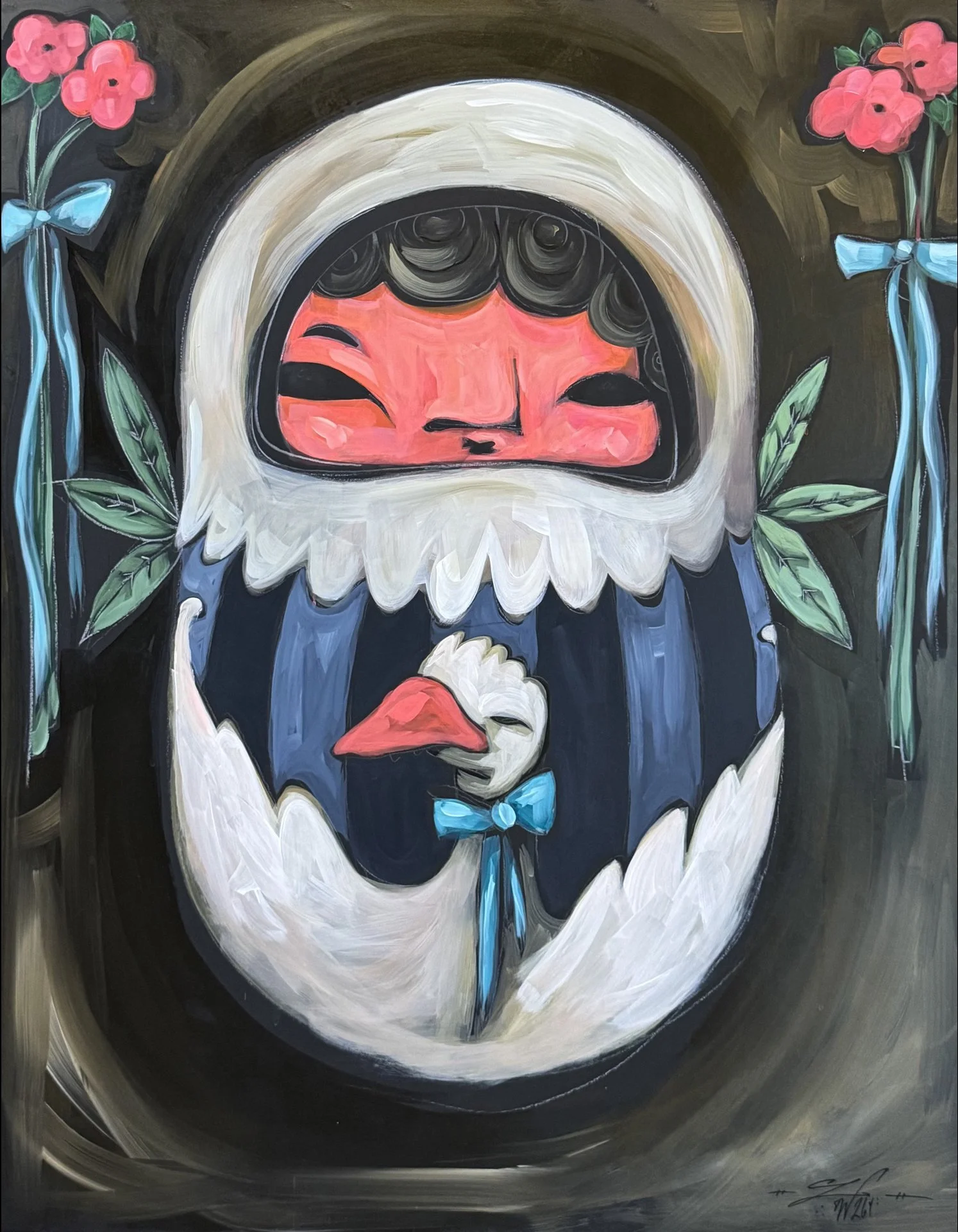 Tell me a Story | 24"x30" | Acrylic on Masonite
