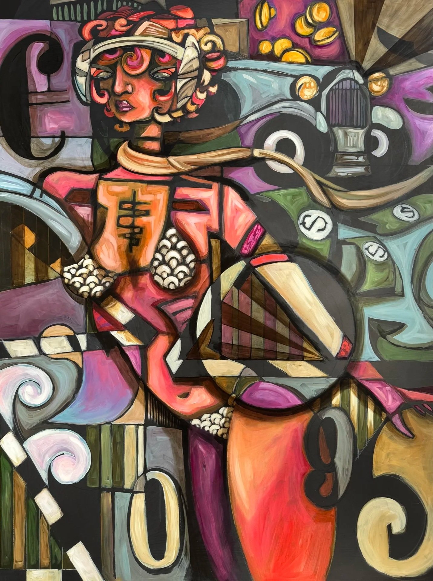 Old Money | 36"x48" | Acrylic on masonite