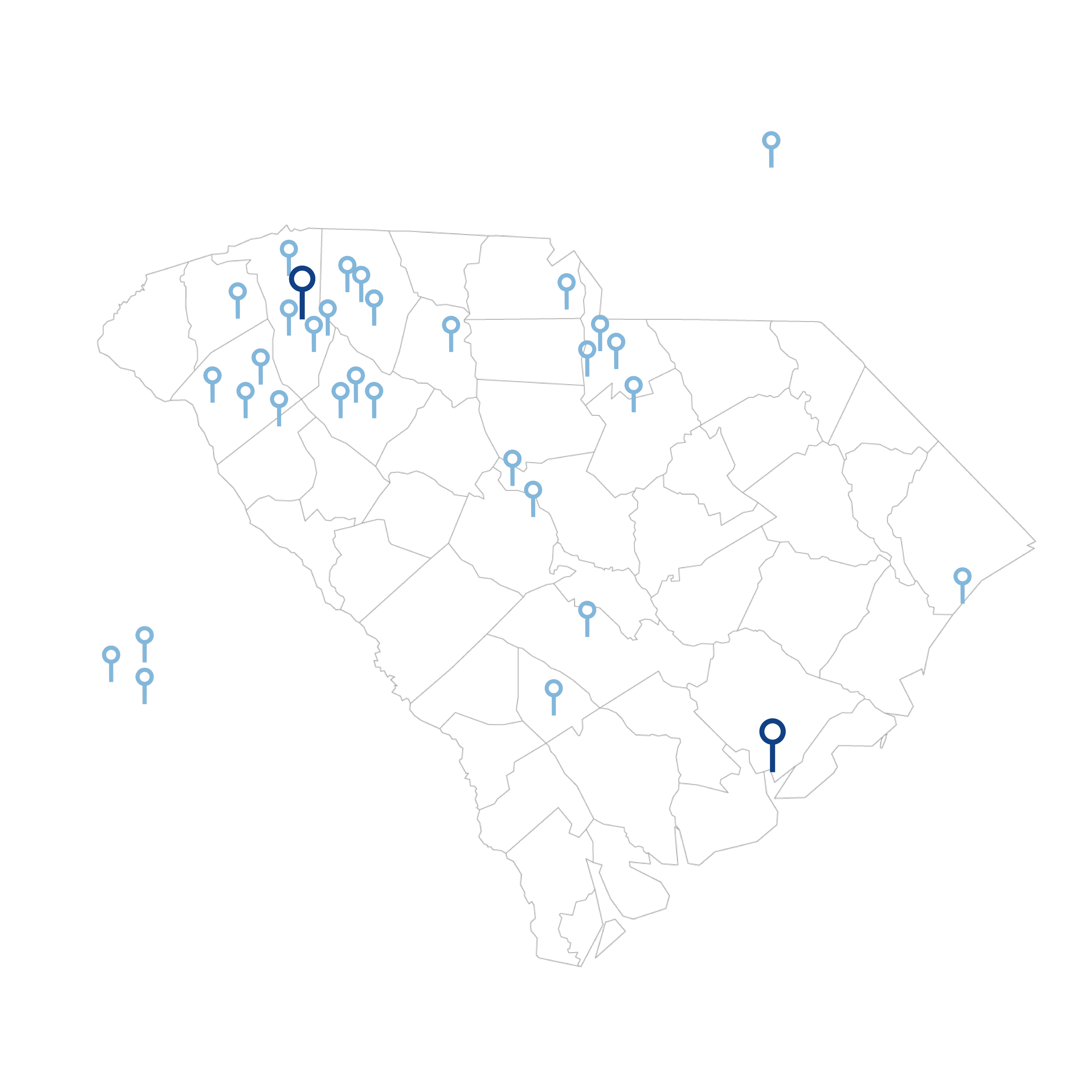 Map of Egypt with blue location markers indicating various sites.