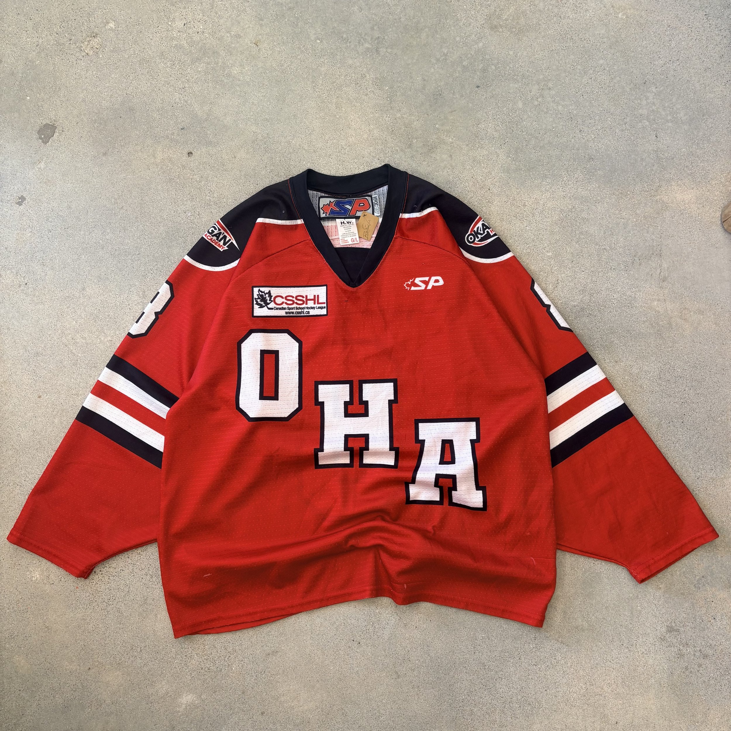 OHA ice hockey jersey