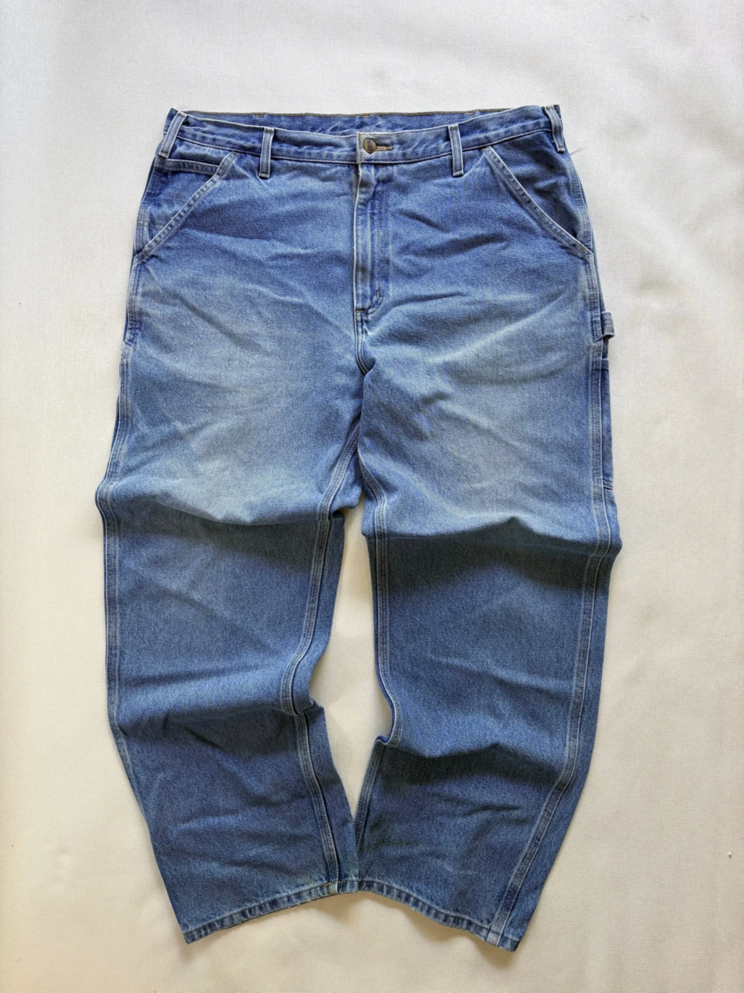 Vintage Carhartt Denim Carpenter Pants – Medium Wash