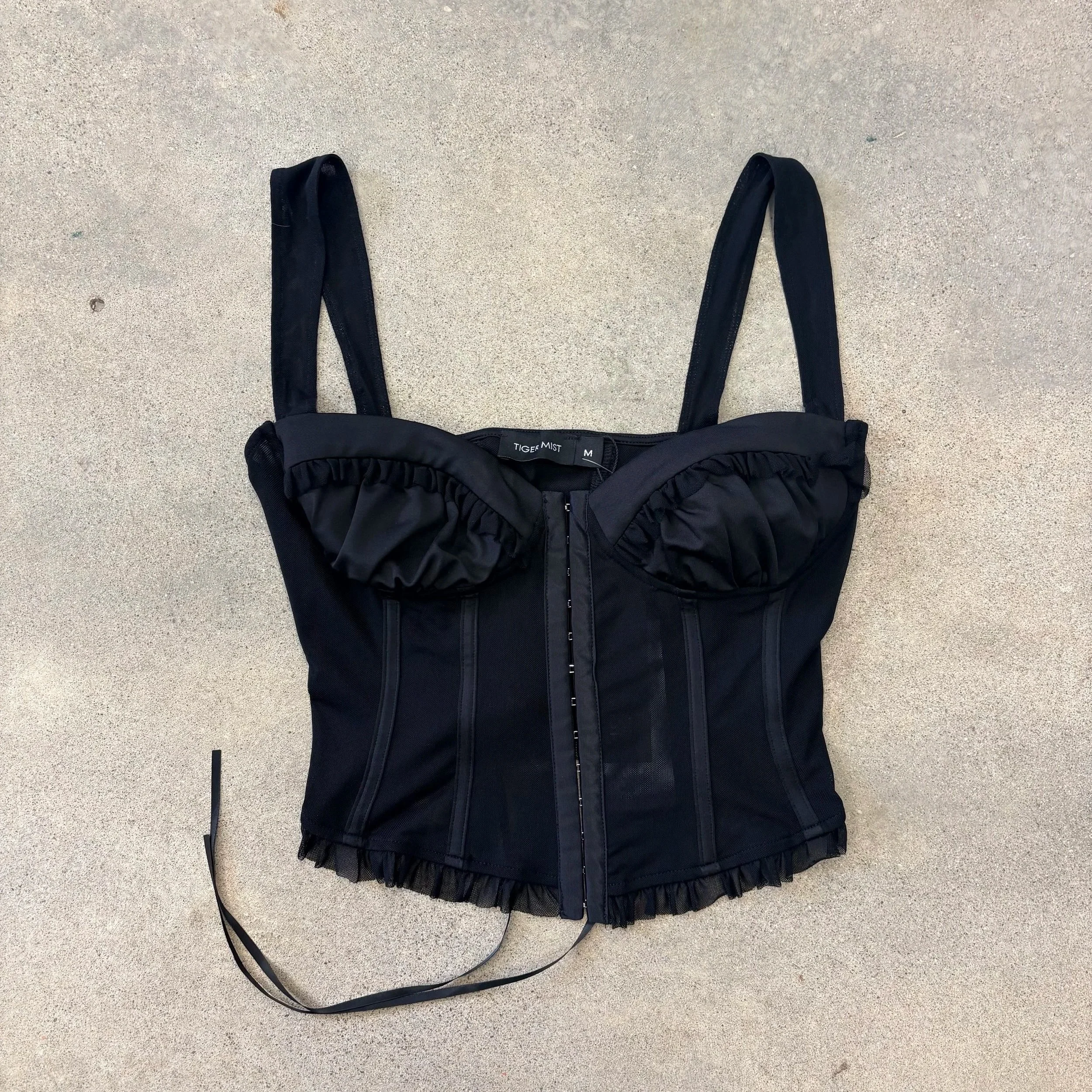 Tiger Mist Black Bustier