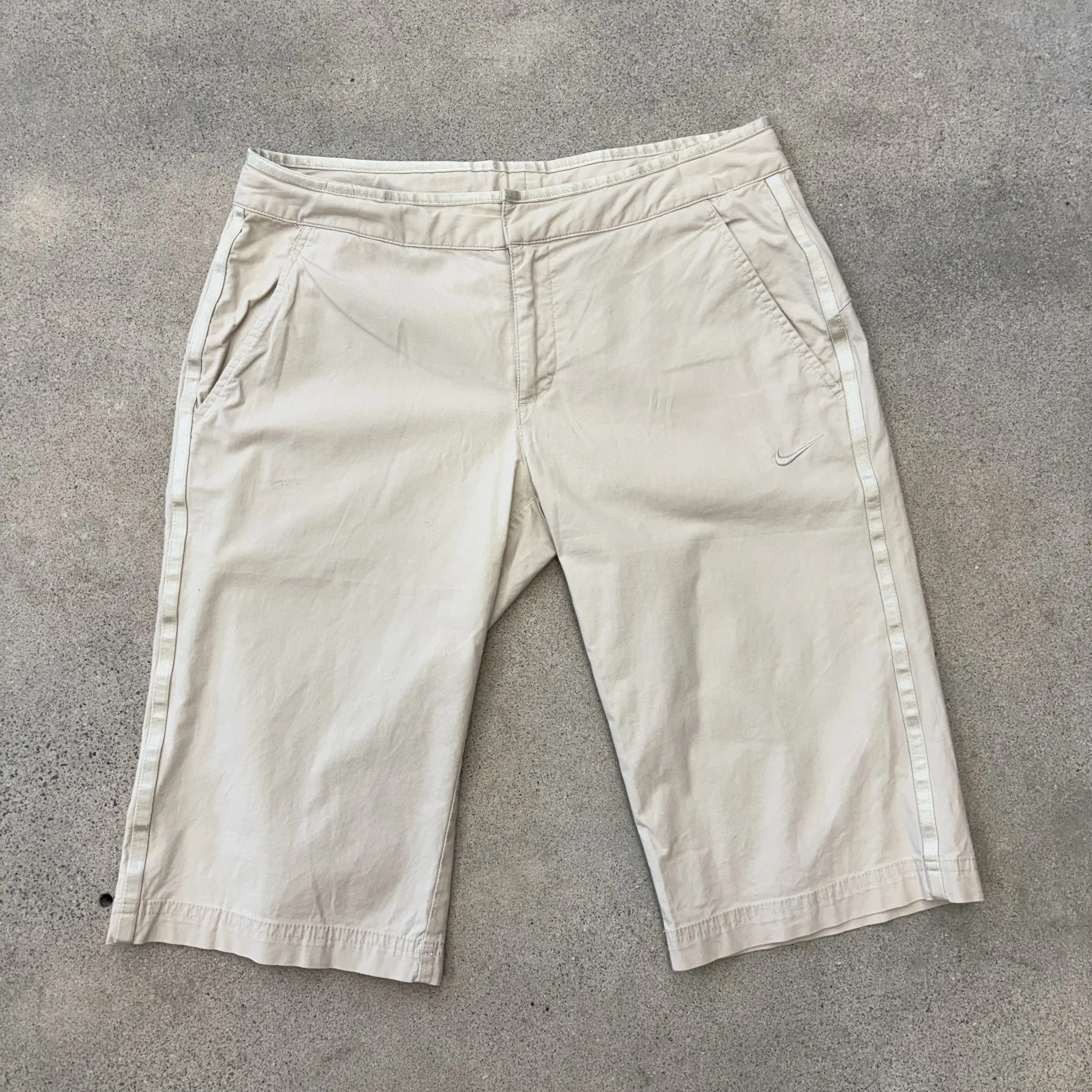 Vintage Nike Beige Longline Shorts